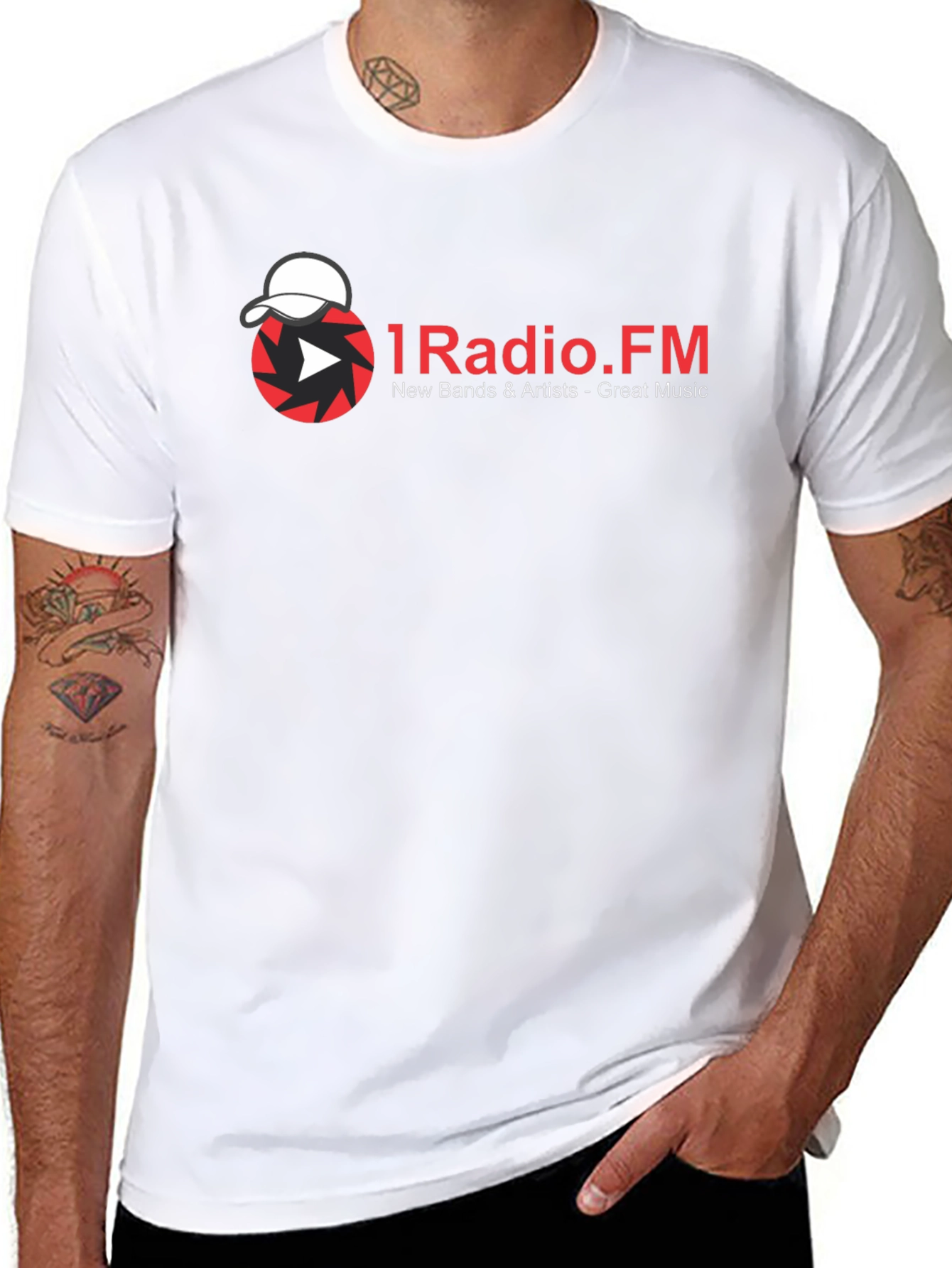 1Radio.FM Graphic Tee - New Bands & Artists