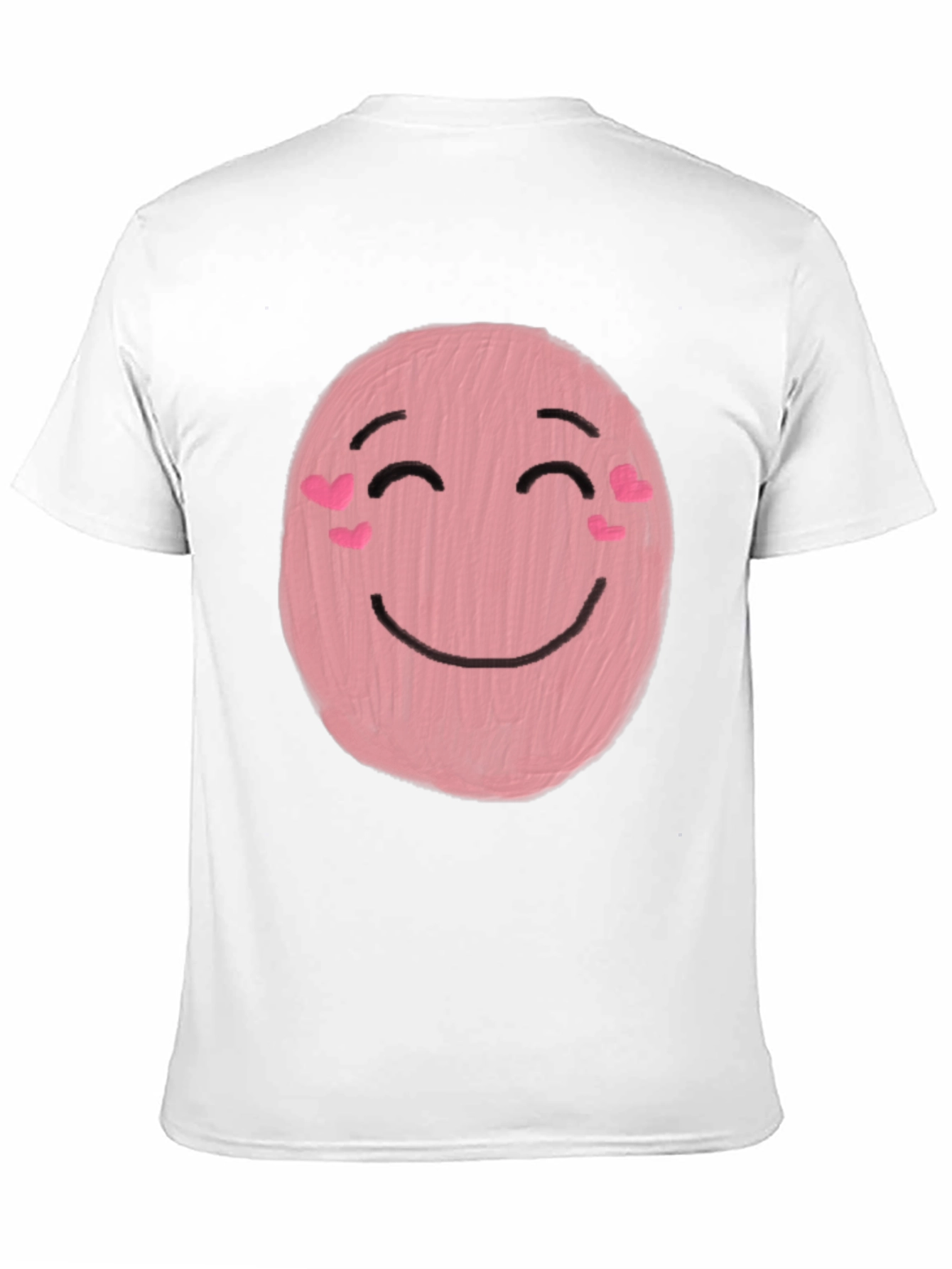 Cute Pink Emoji Graphic Tee - Happy Face T-Shirt