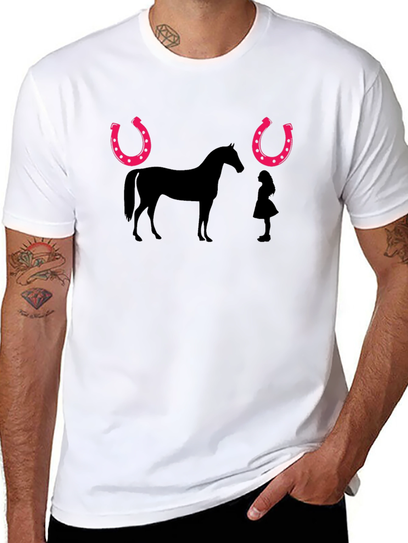 Horse and Girl Graphic Tee