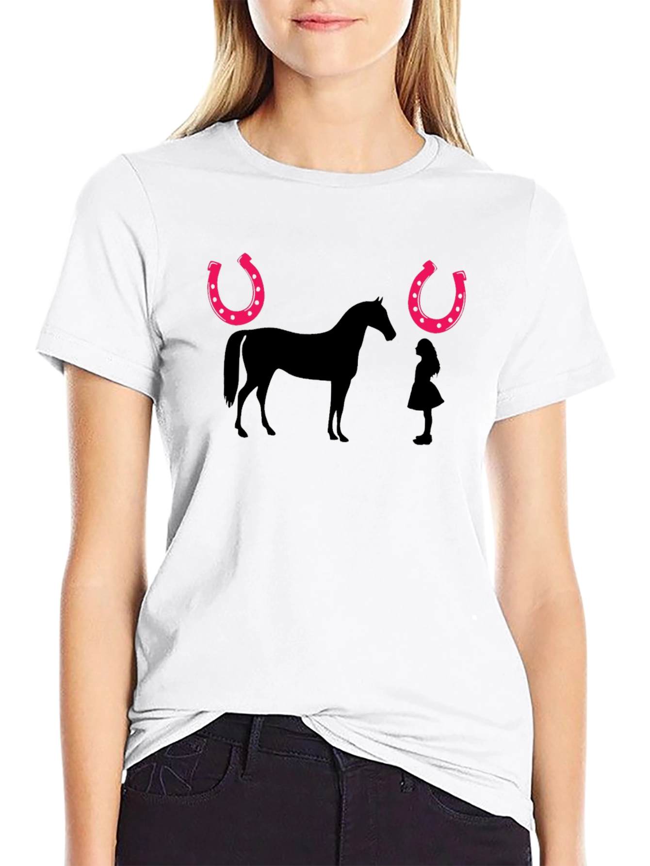 Horse and Girl Graphic Tee