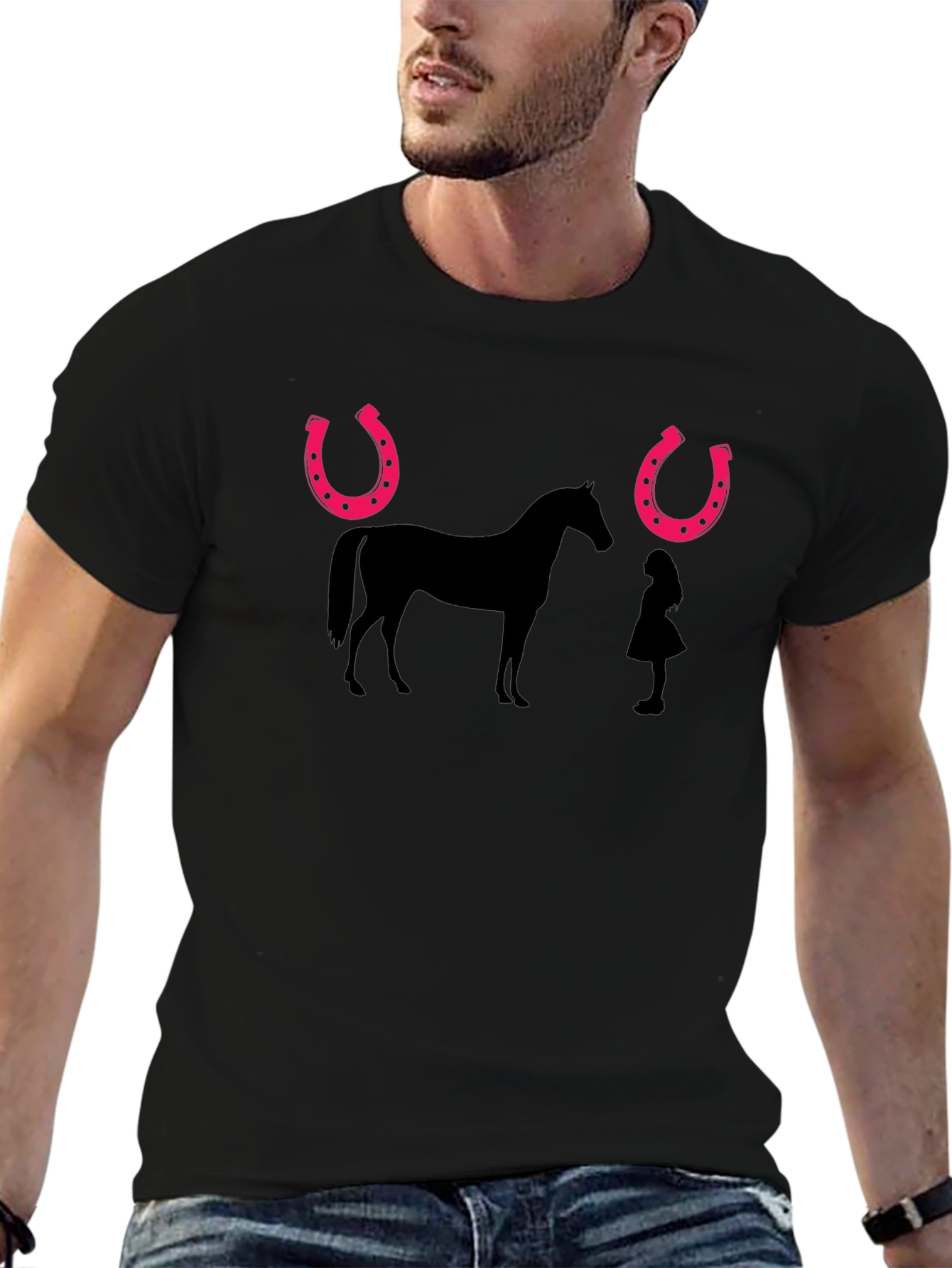 Horse and Girl Graphic Tee
