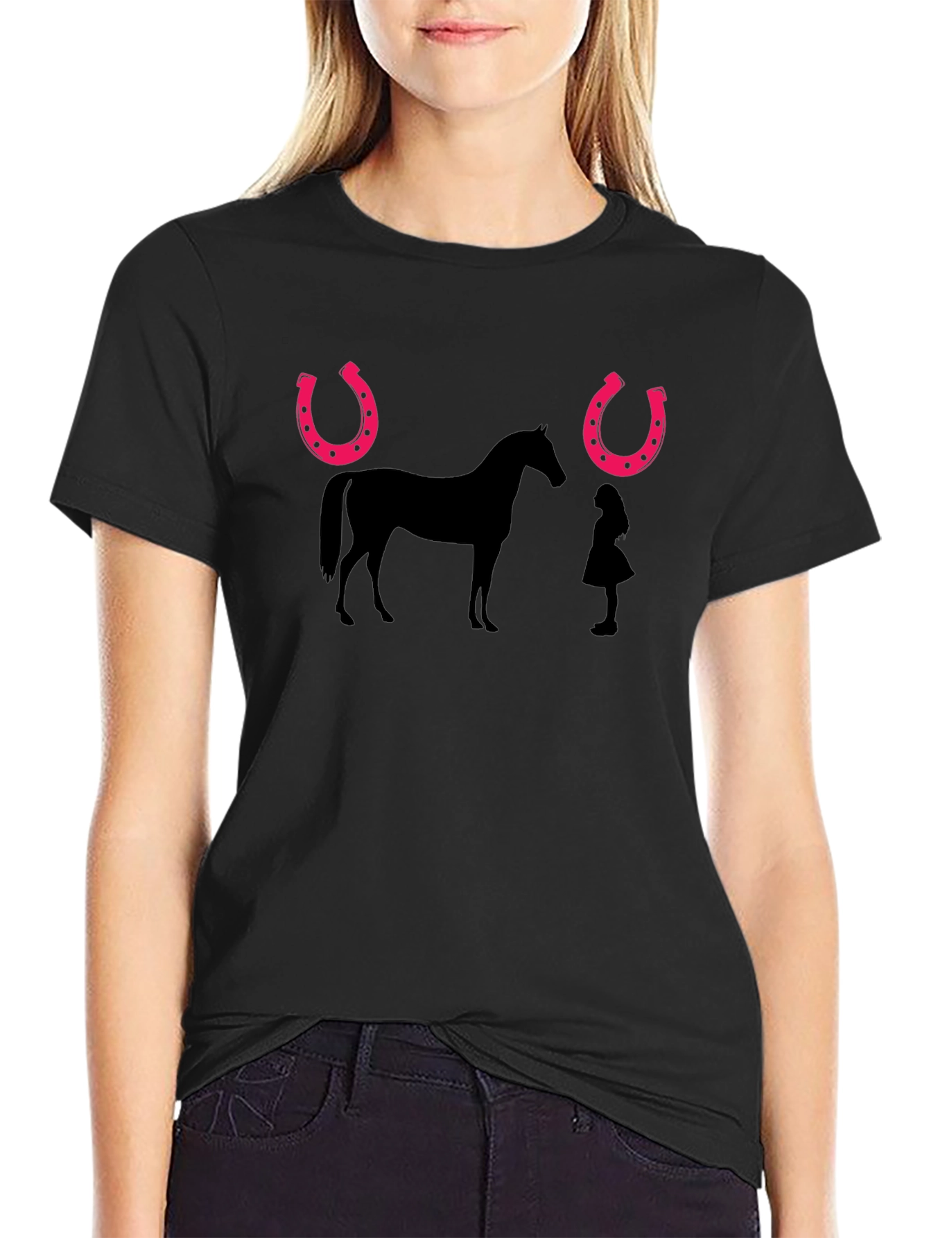 Horse and Girl Graphic Tee