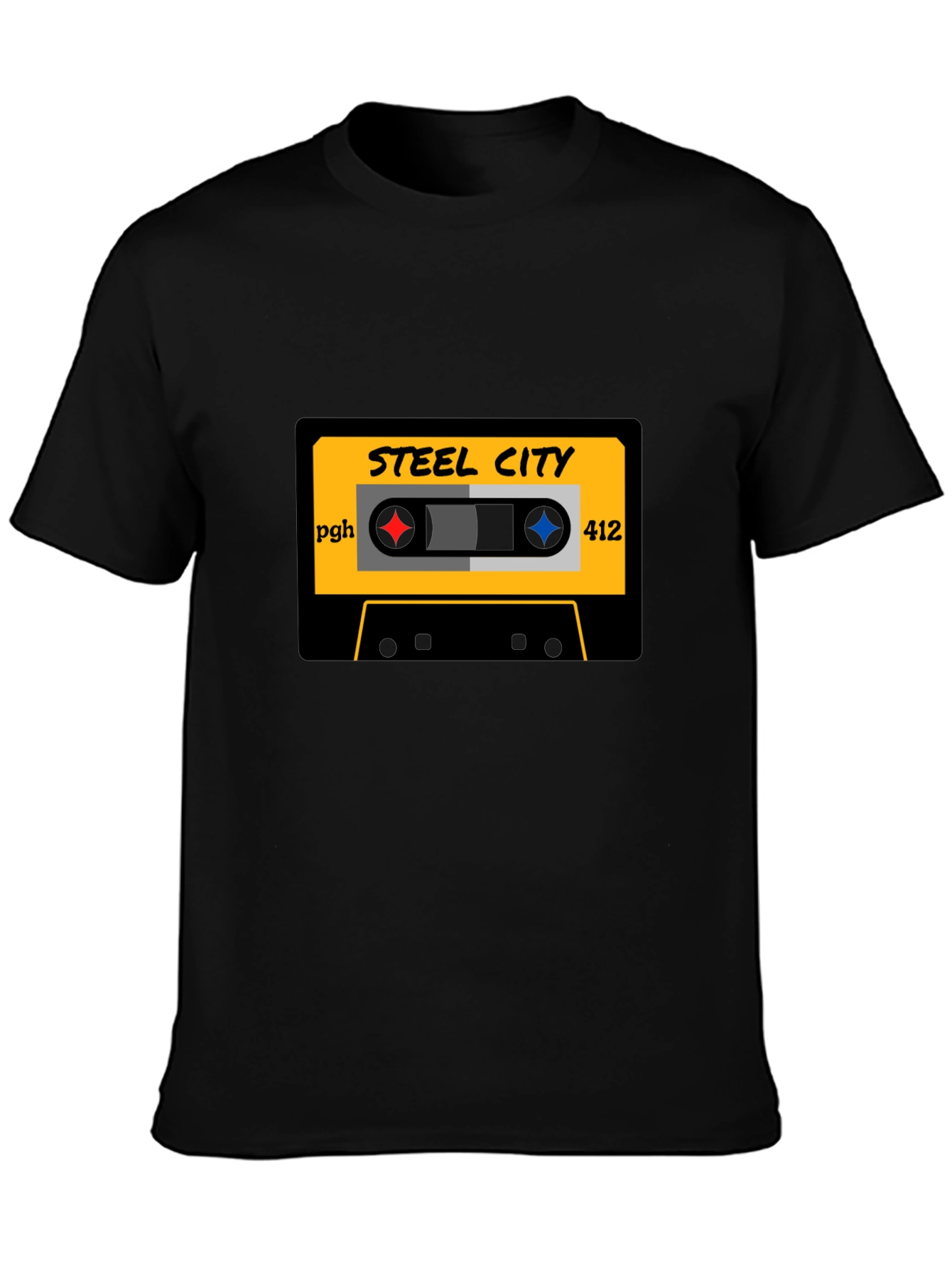 Steel City Cassette Tape Graphic Tee