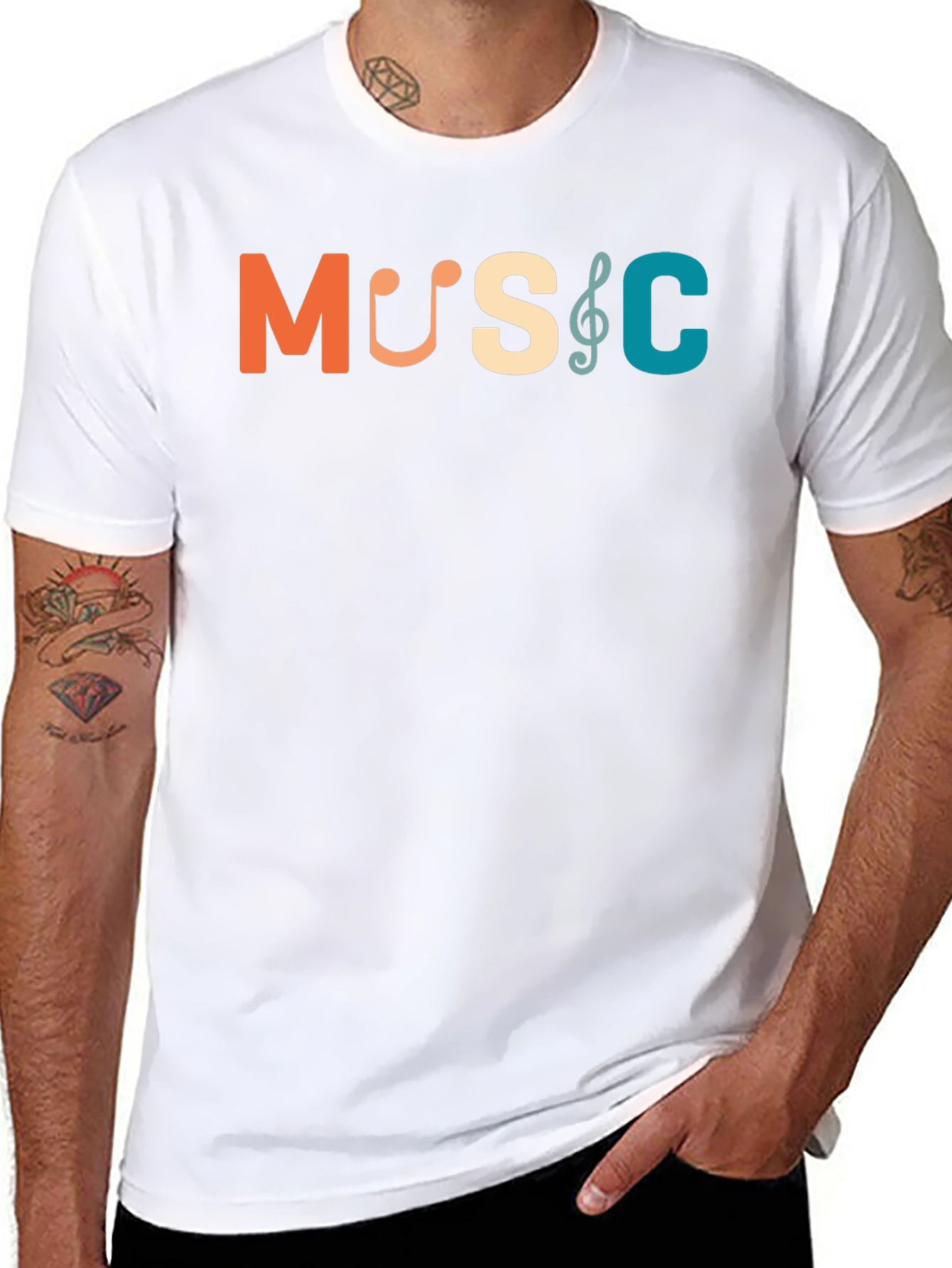 Music Themed Graphic T-Shirt | Soft Cotton Blend Tee