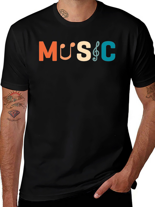 Music Themed Graphic T-Shirt | Soft Cotton Blend Tee