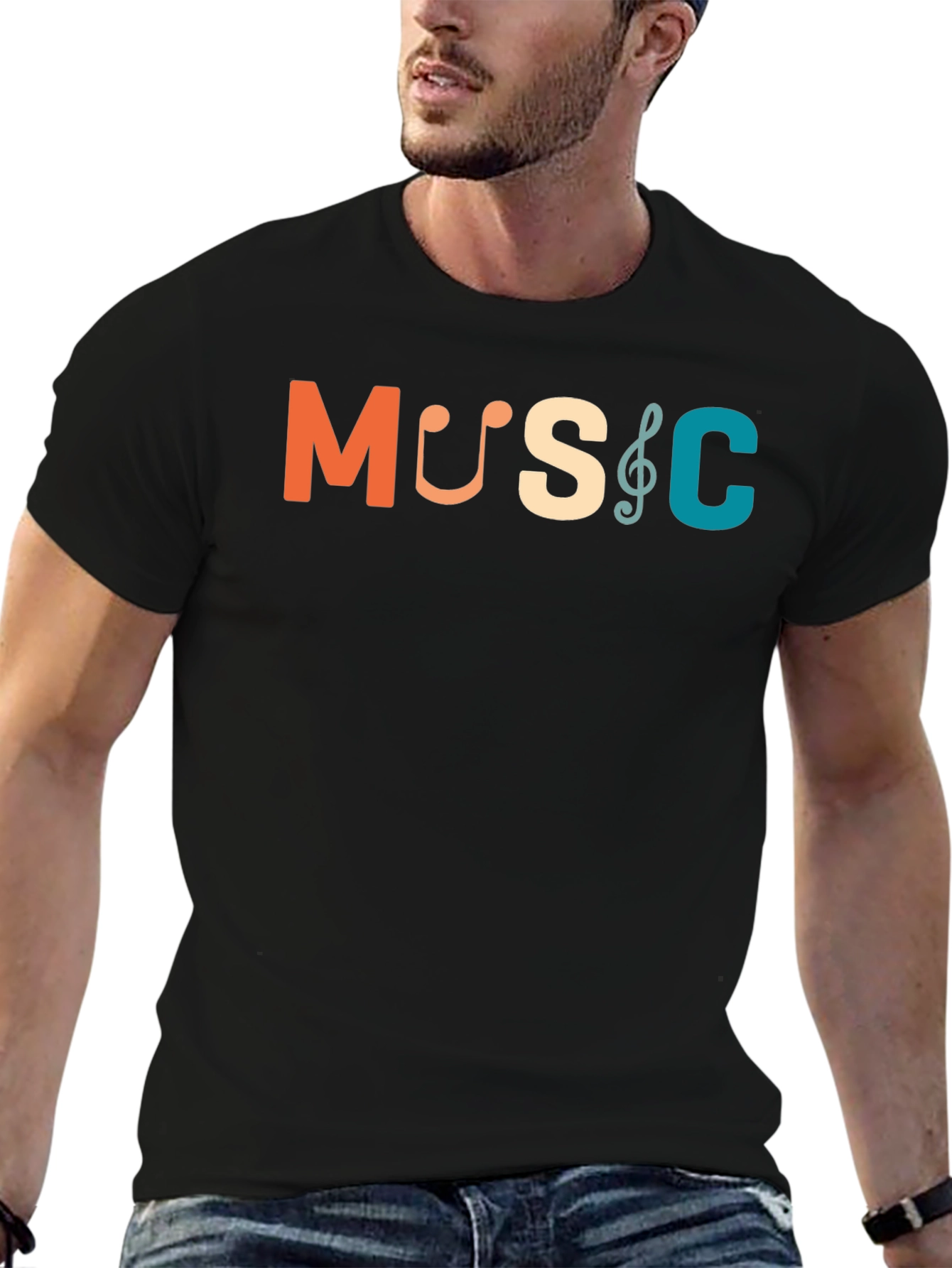 Music Themed Graphic T-Shirt | Soft Cotton Blend Tee