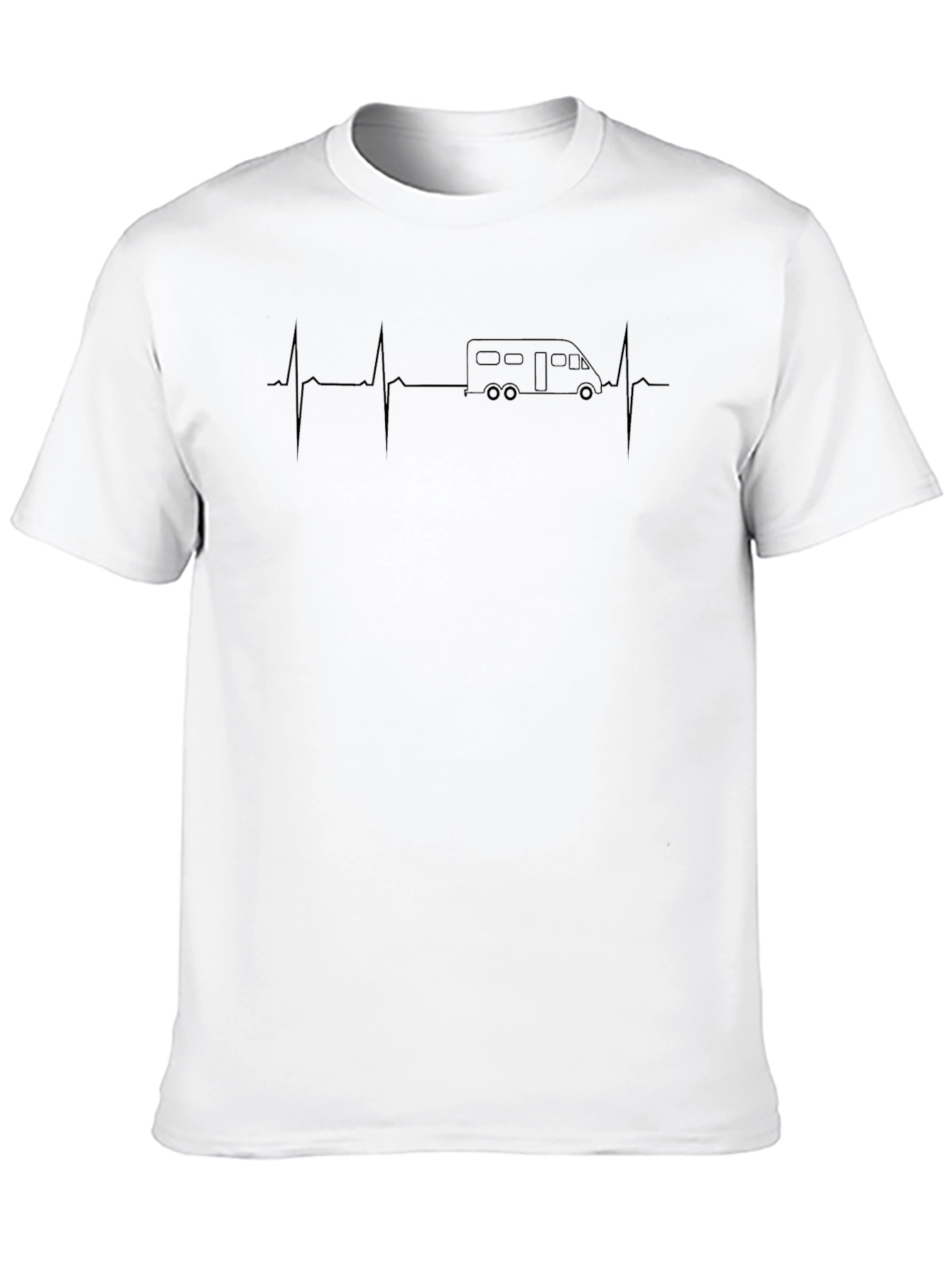 RV Heartbeat T-Shirt - Camping Life