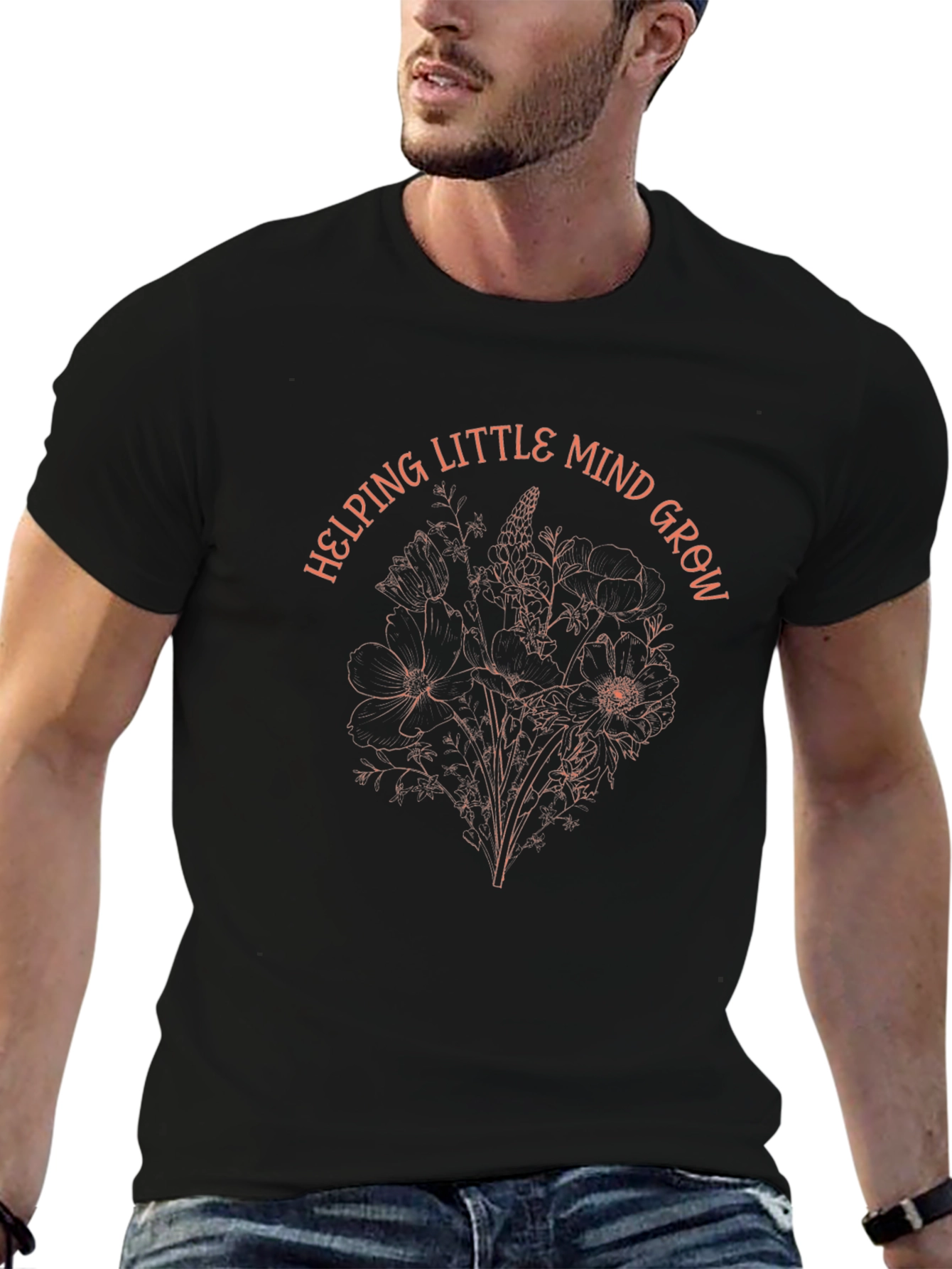 Helping Little Mind Grow Graphic Tee