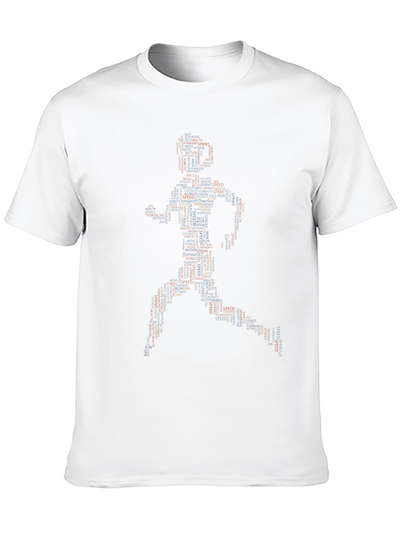 Runner Word Art Graphic T-Shirt