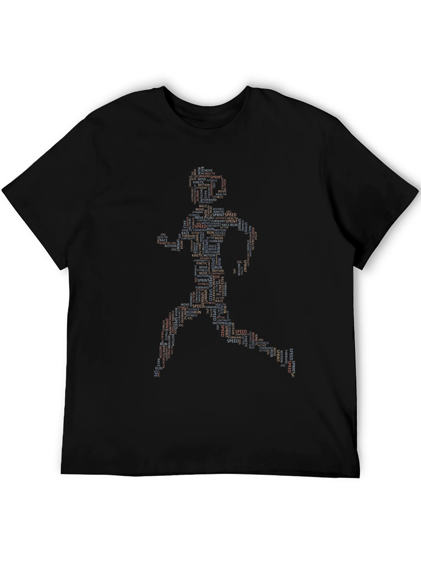 Runner Word Art Graphic T-Shirt