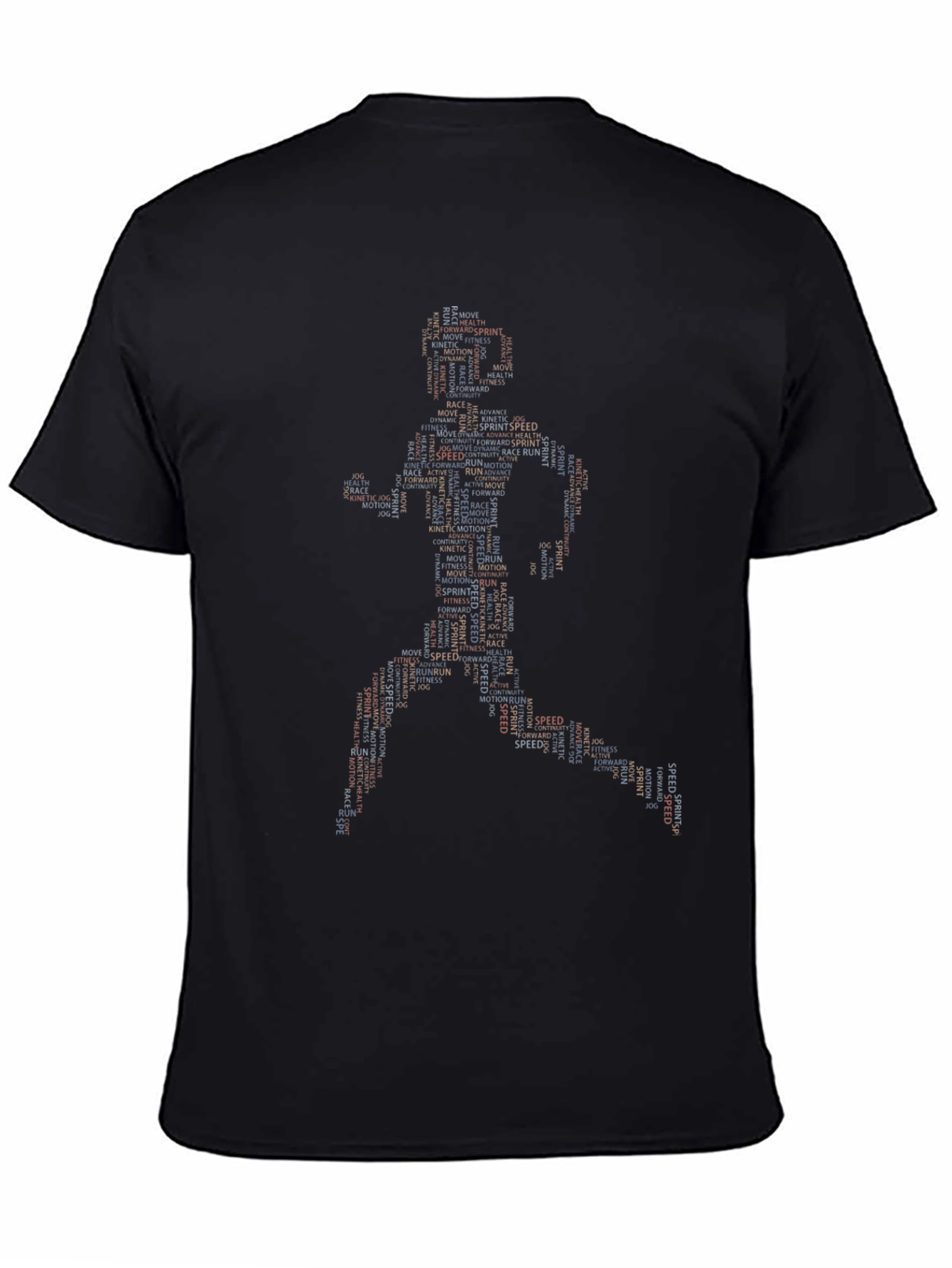 Runner Word Art Graphic T-Shirt