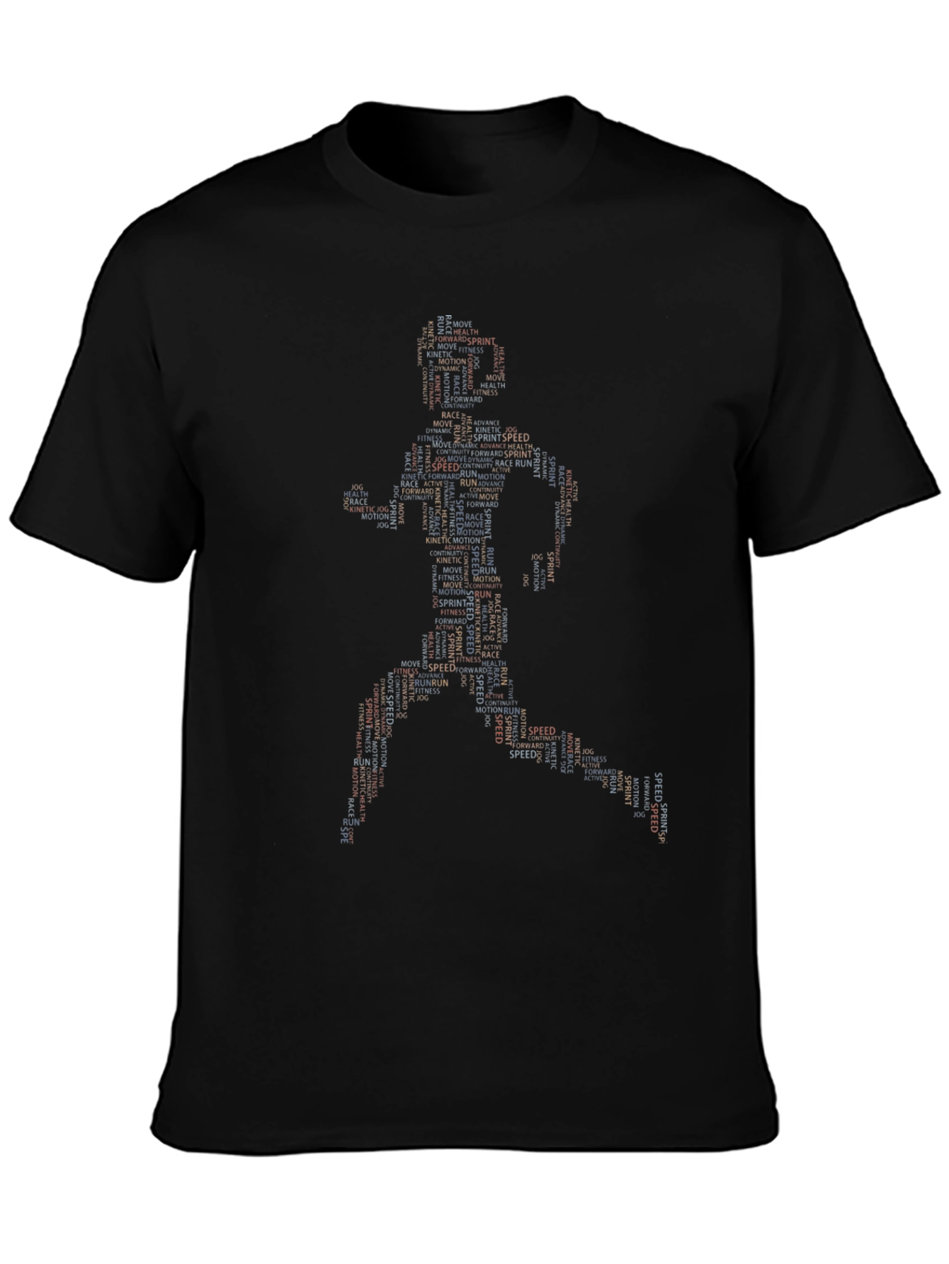Runner Word Art Graphic T-Shirt