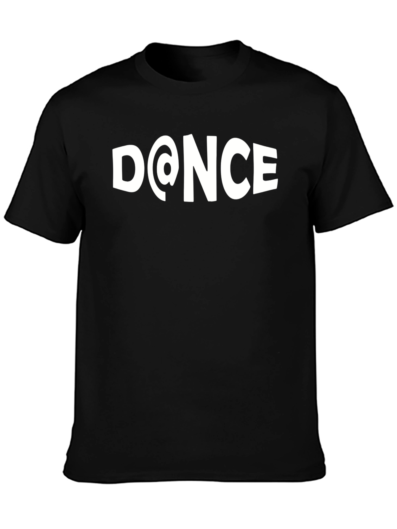 D@NCE Graphic Tee - Black Cotton Comfort