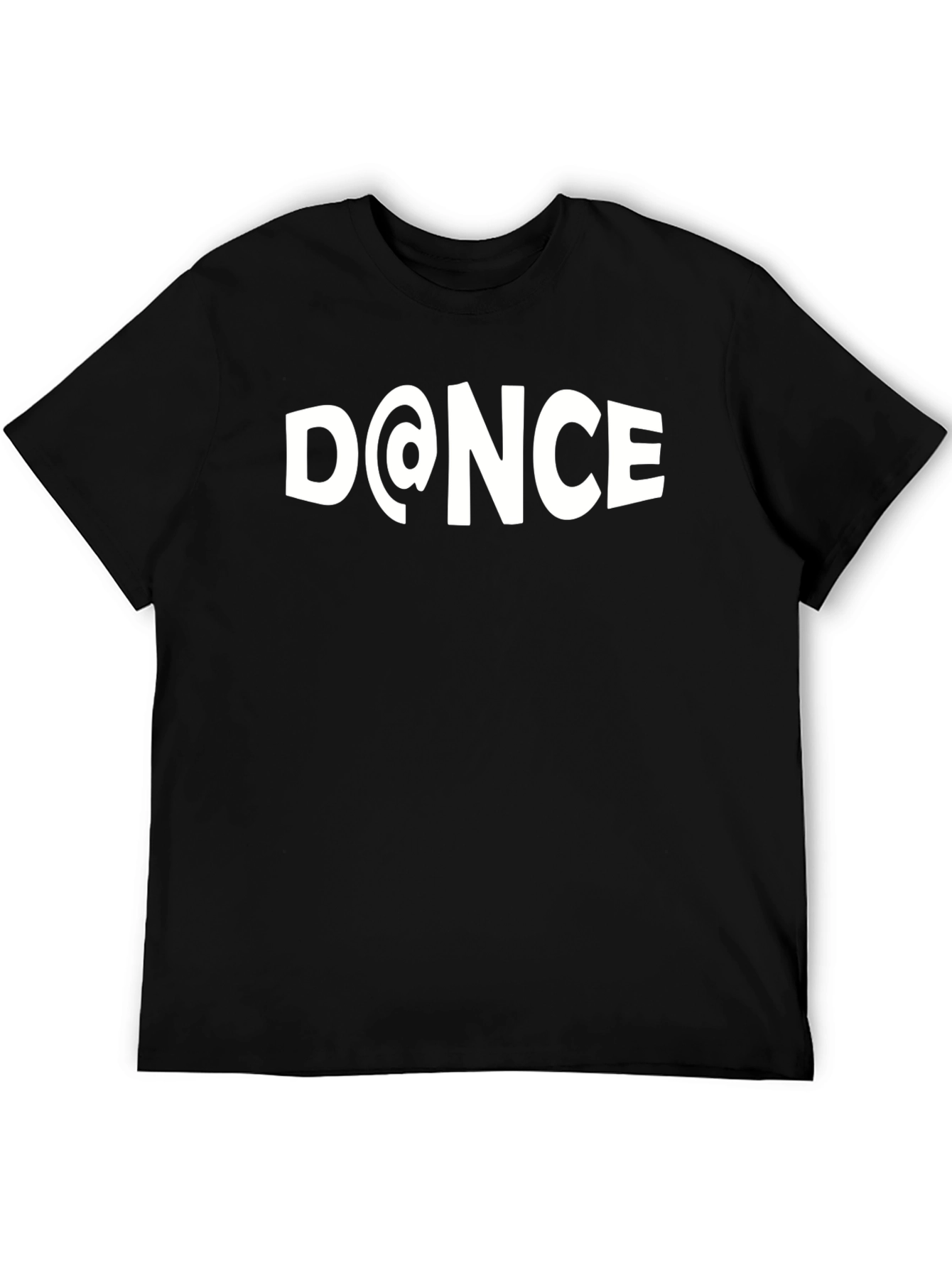 D@NCE Graphic Tee - Black Cotton Comfort