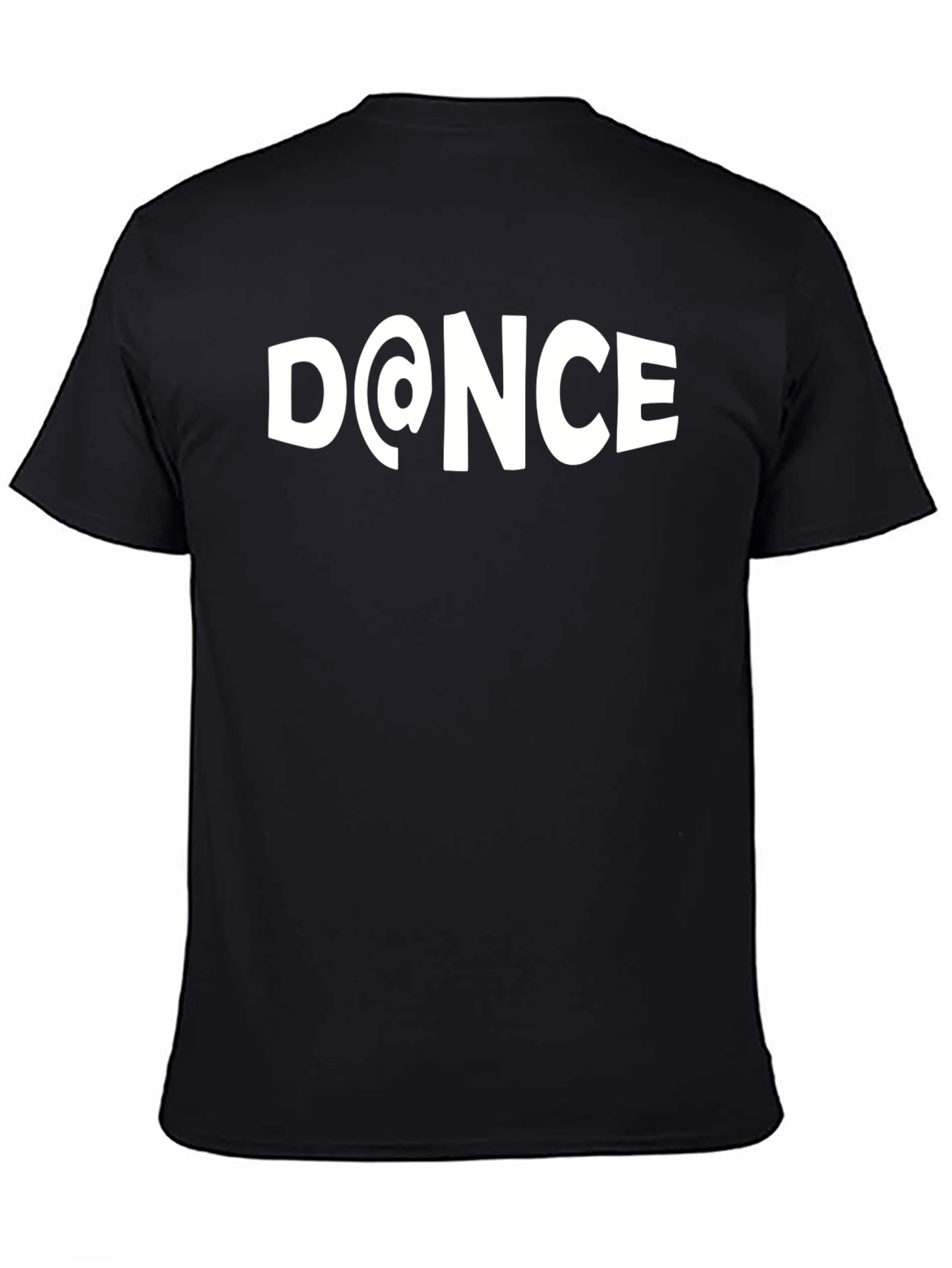 D@NCE Graphic Tee - Black Cotton Comfort