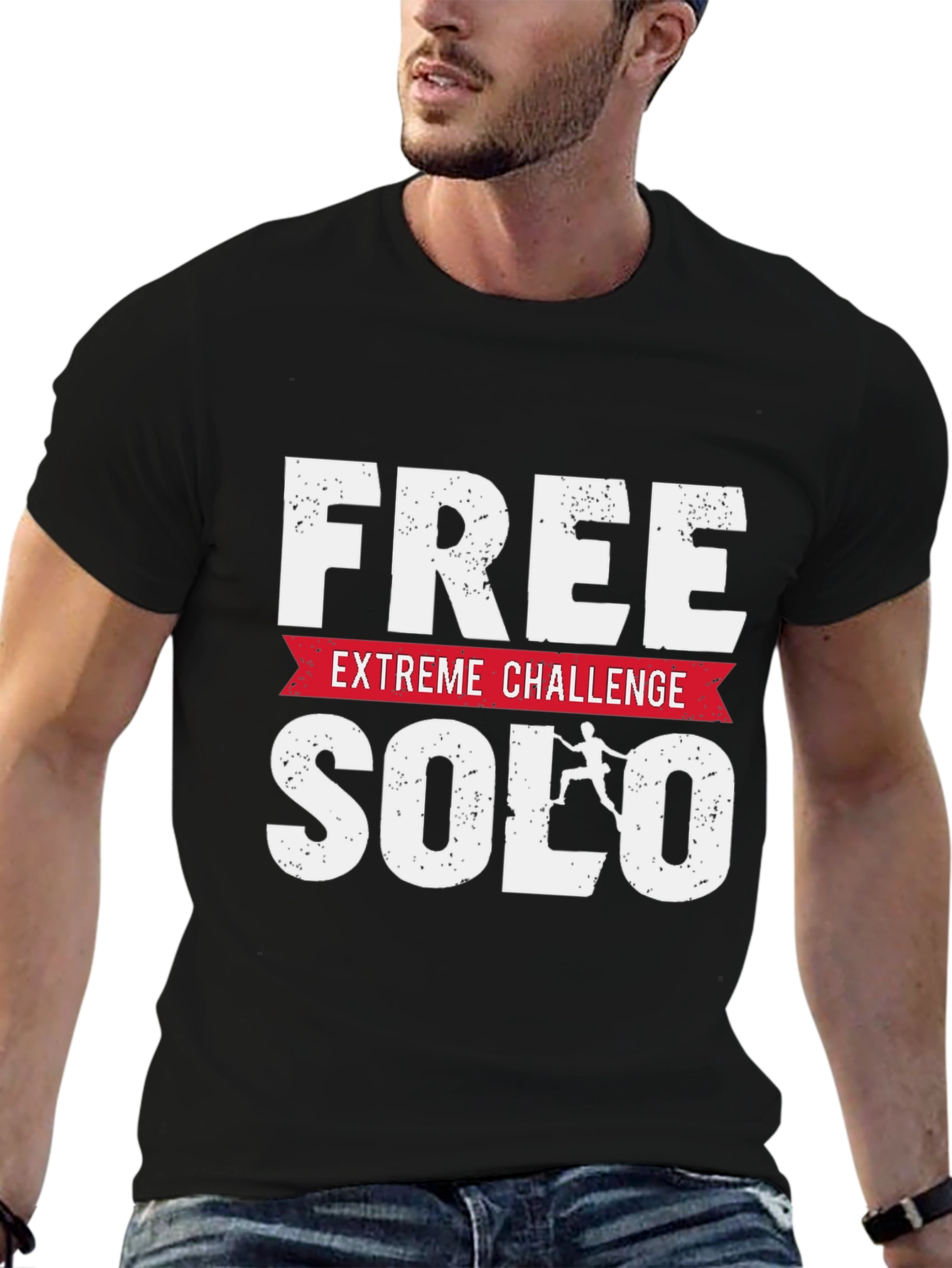 Free Solo Extreme Challenge Black T-Shirt