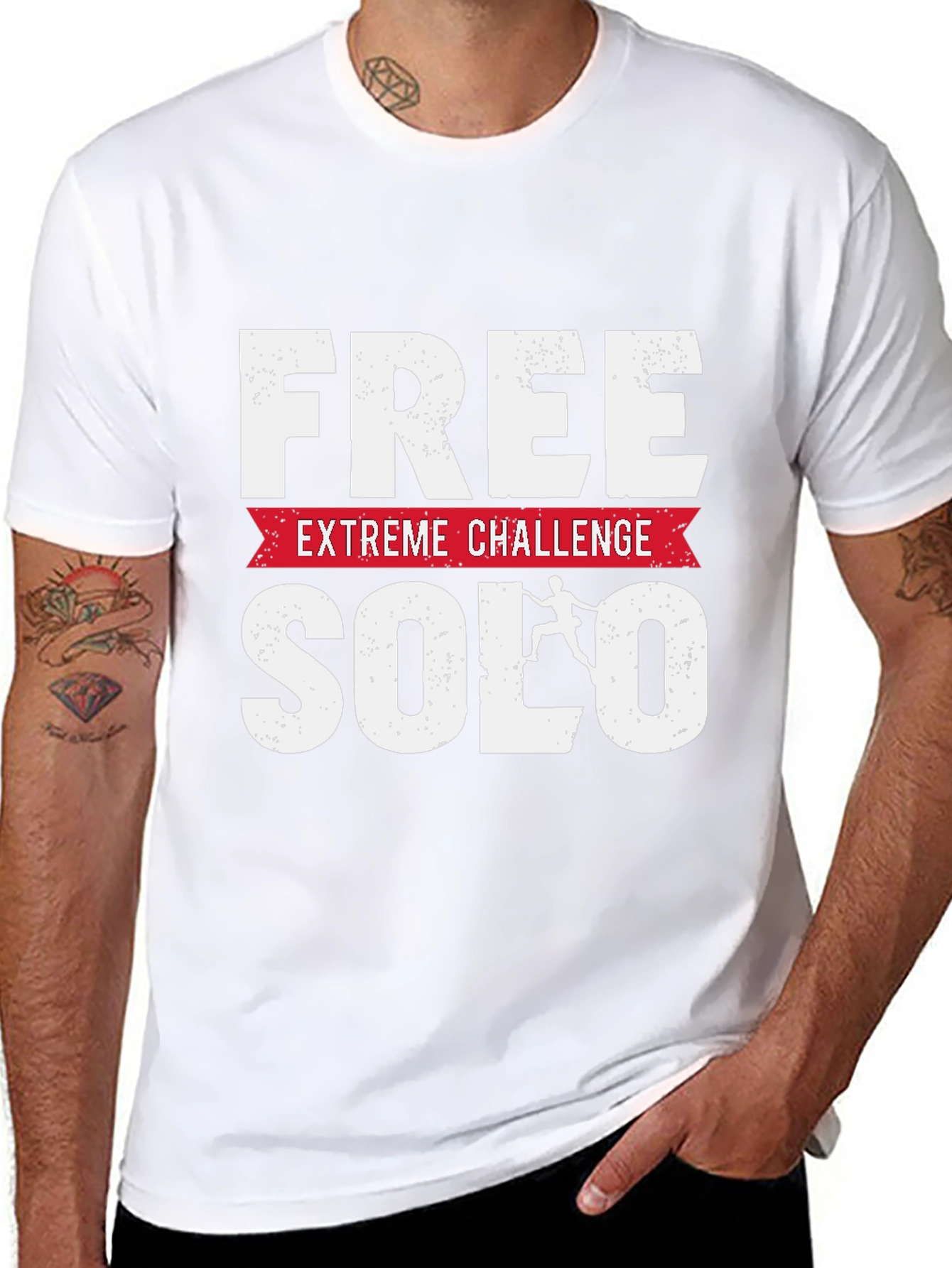 Free Solo Extreme Challenge Black T-Shirt