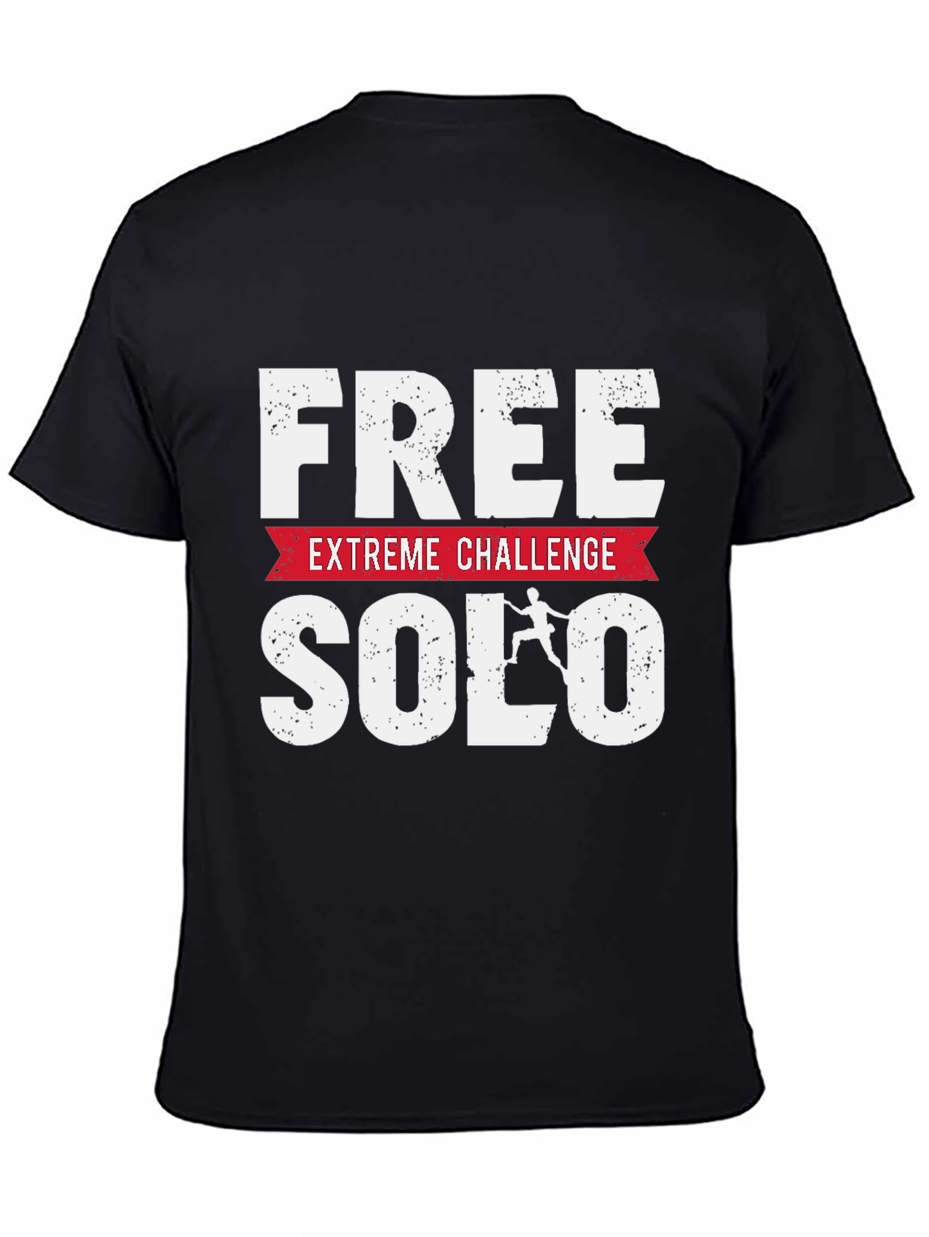 Free Solo Extreme Challenge Black T-Shirt