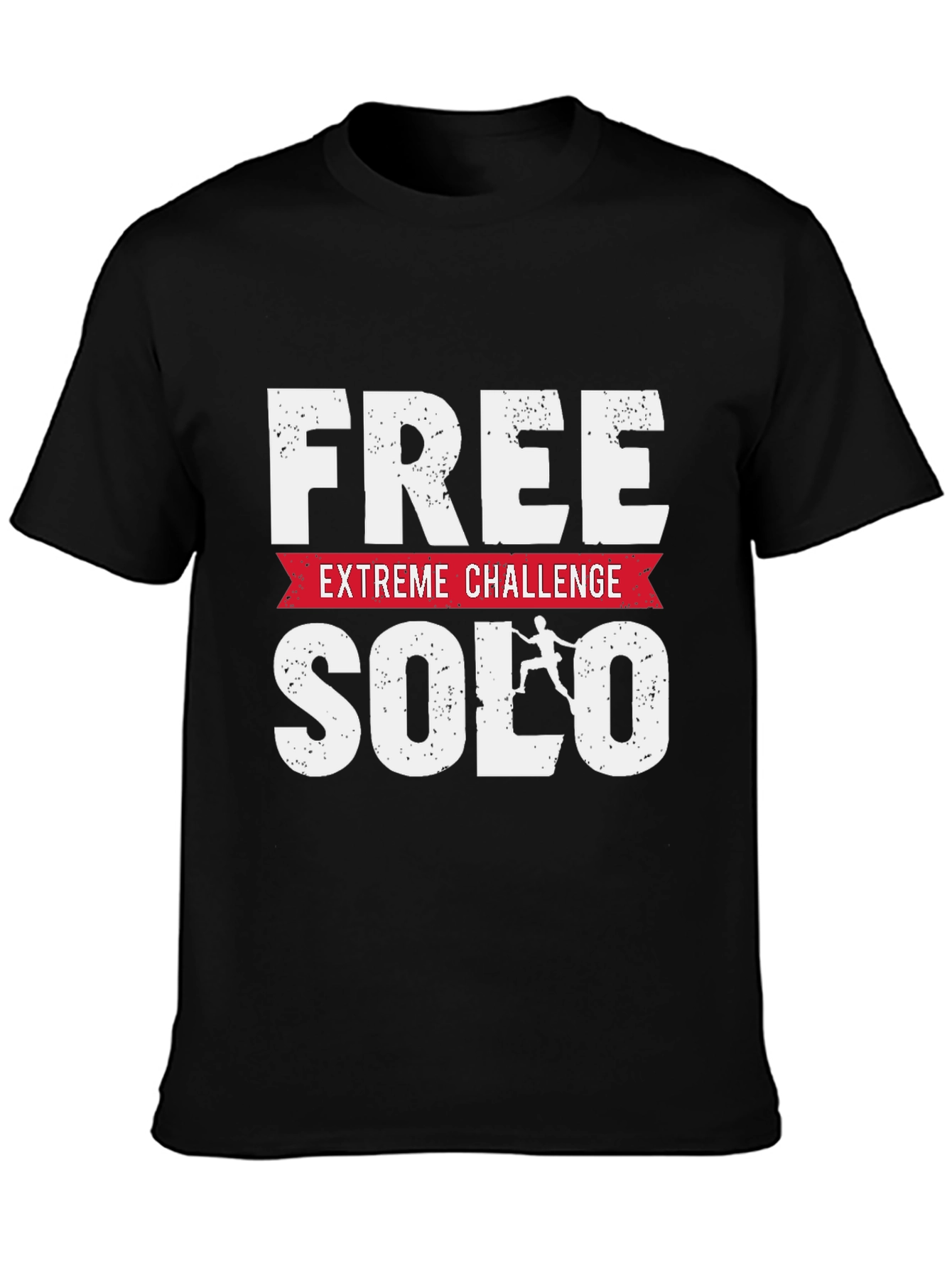 Free Solo Extreme Challenge Black T-Shirt