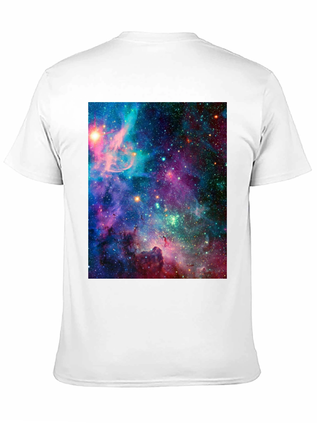 Galaxy Print Black T-Shirt