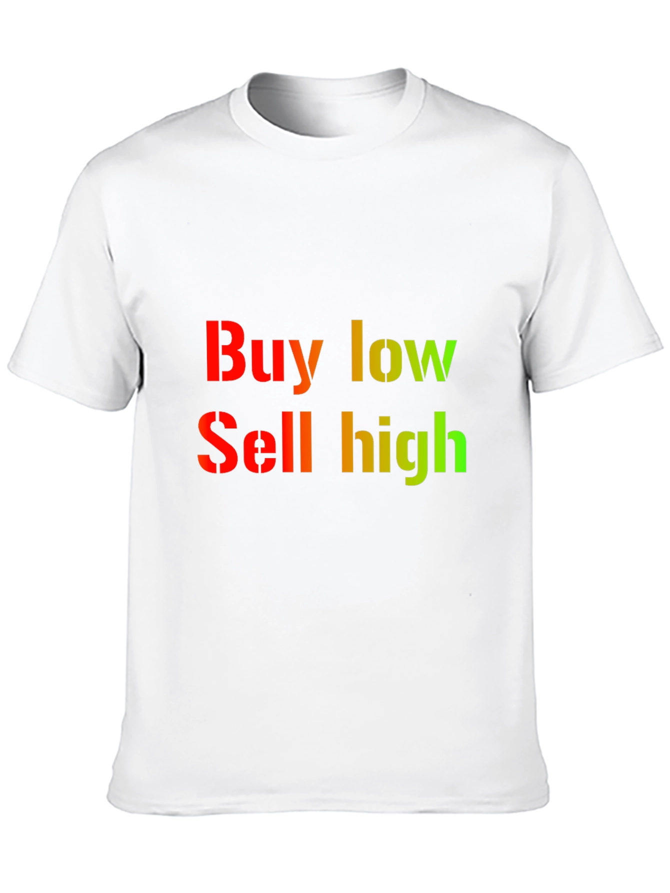 Buy Low Sell High Graphic Tee - Black
