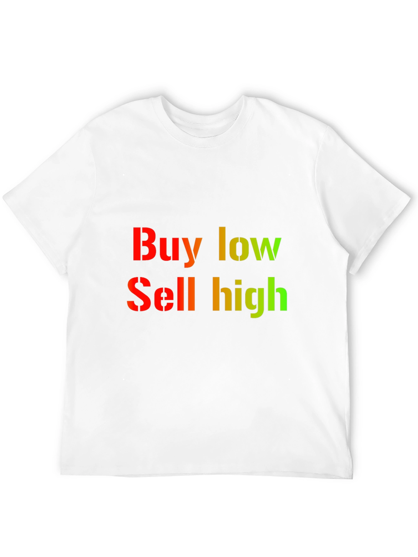 Buy Low Sell High Graphic Tee - Black