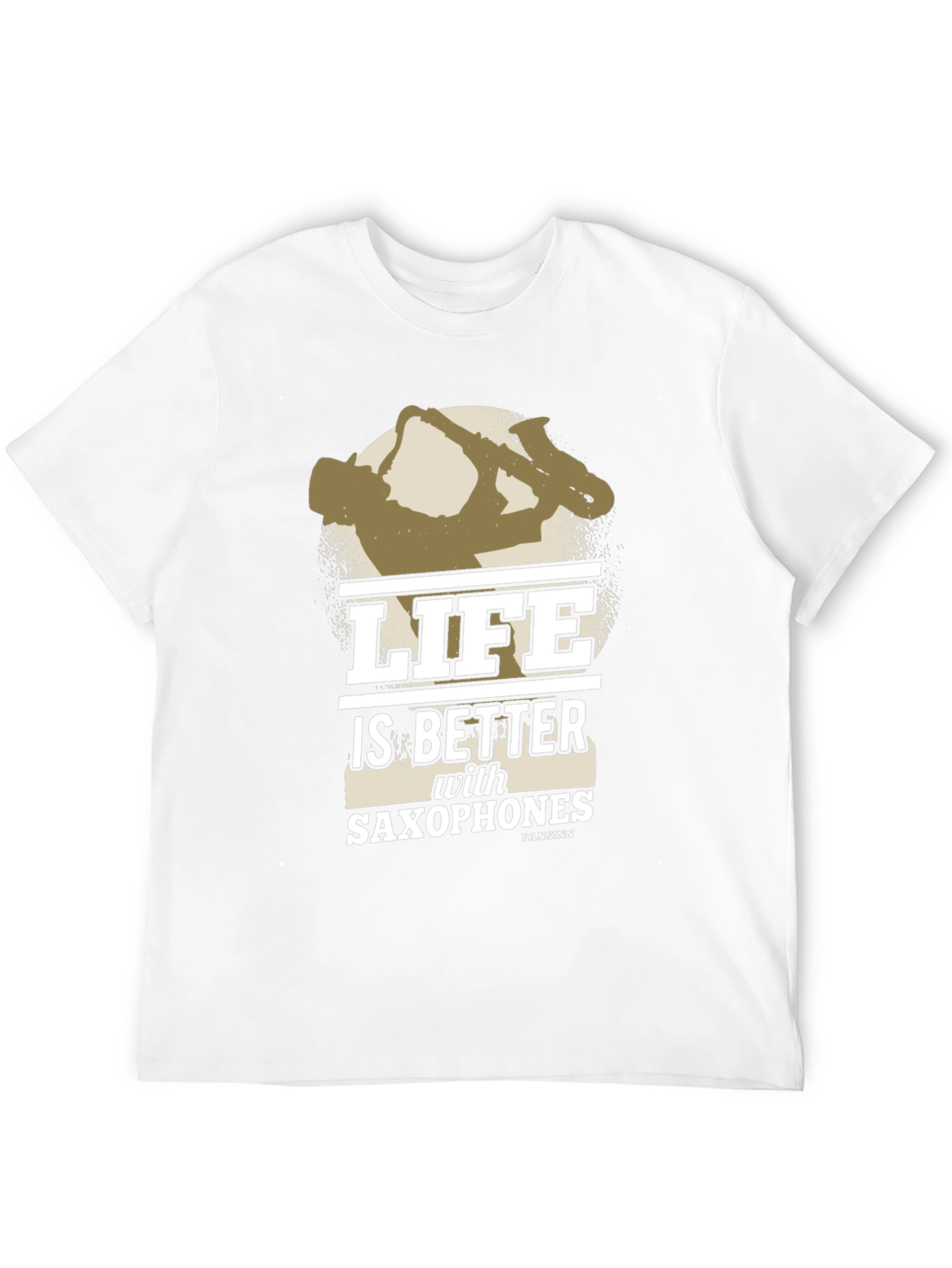 Life is Better with Saxophones T-Shirt - Black