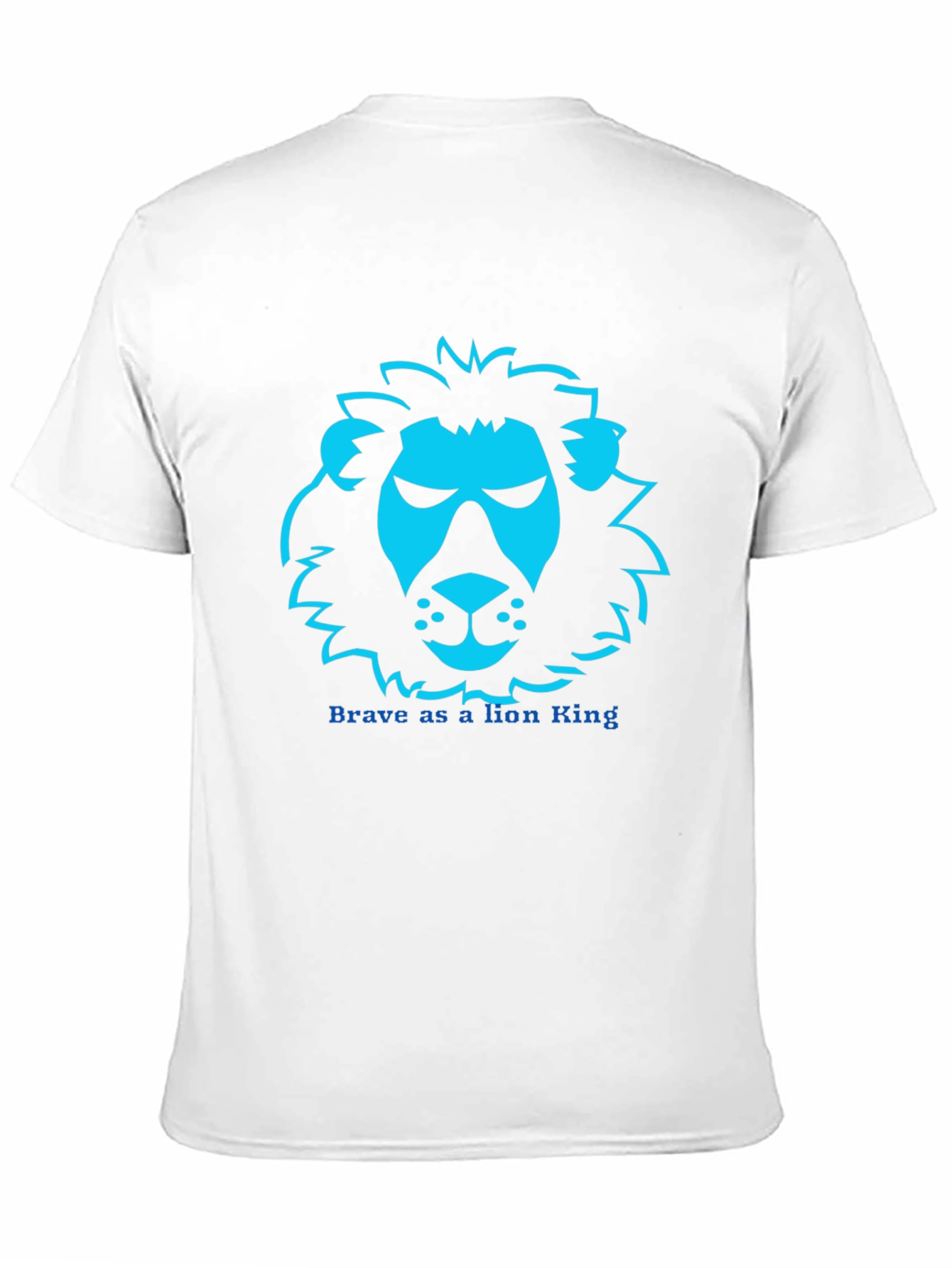 Lion King Brave T-Shirt - Black Graphic Tee