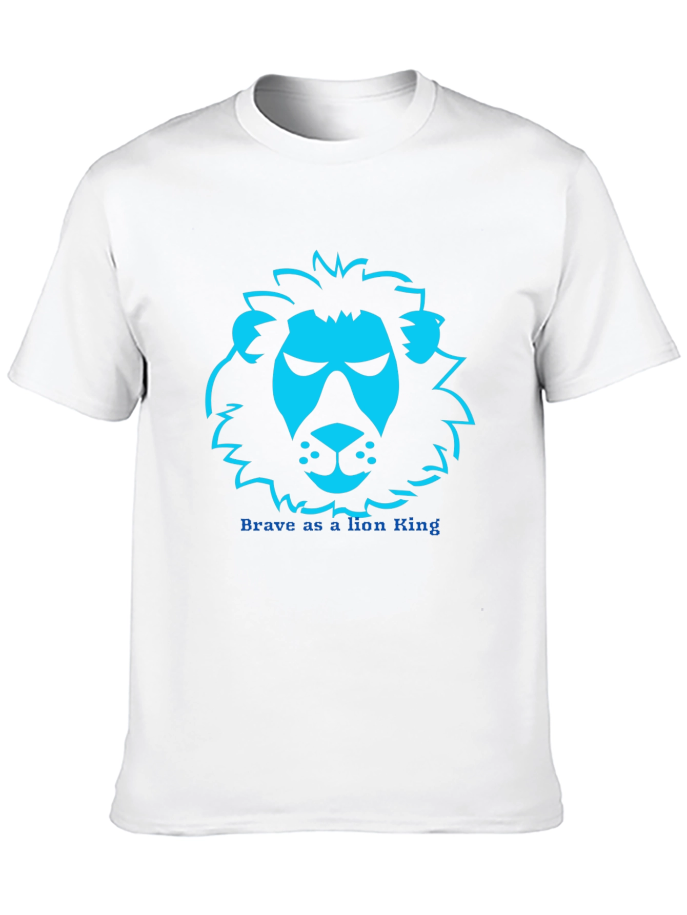 Lion King Brave T-Shirt - Black Graphic Tee