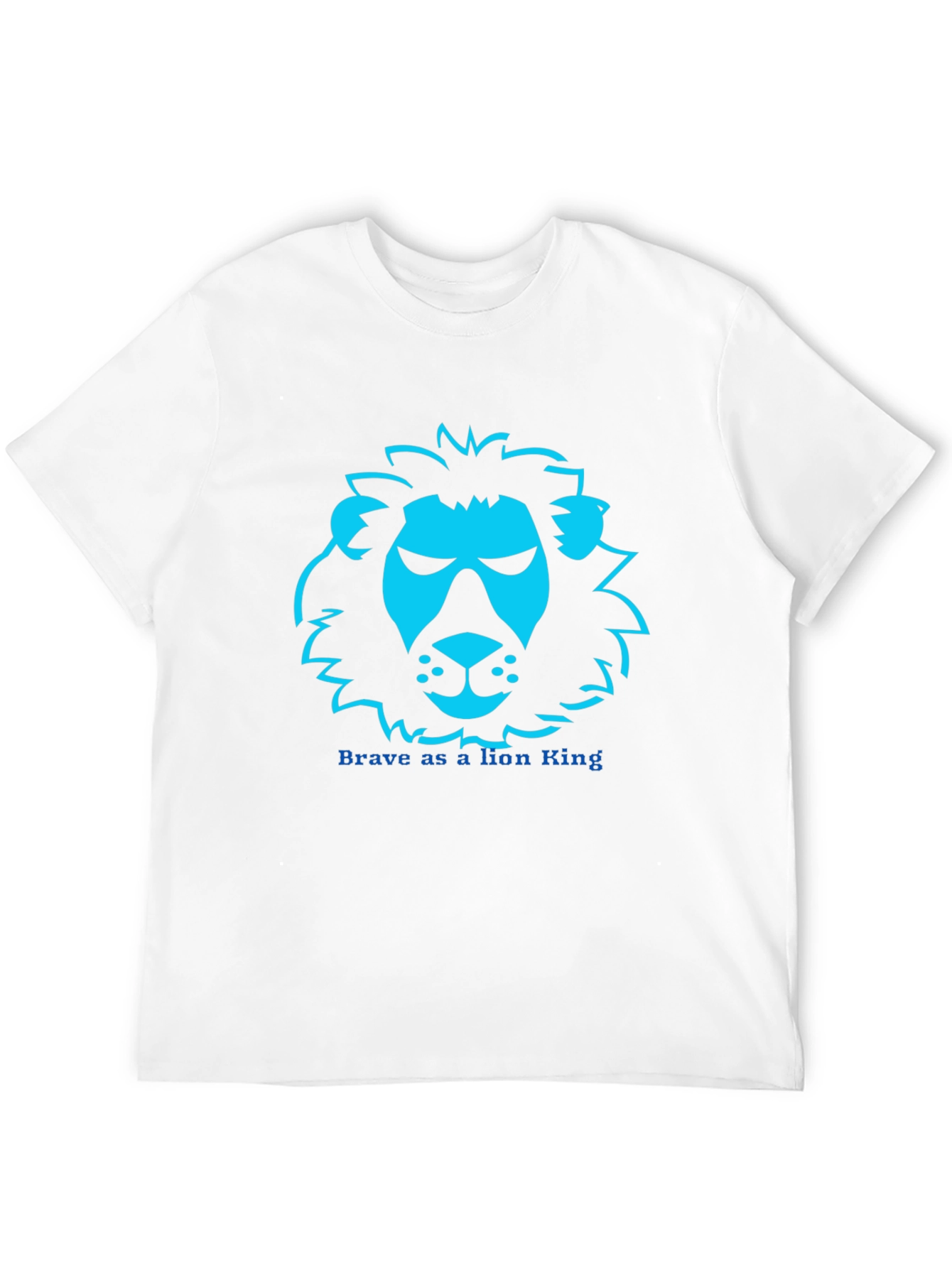 Lion King Brave T-Shirt - Black Graphic Tee