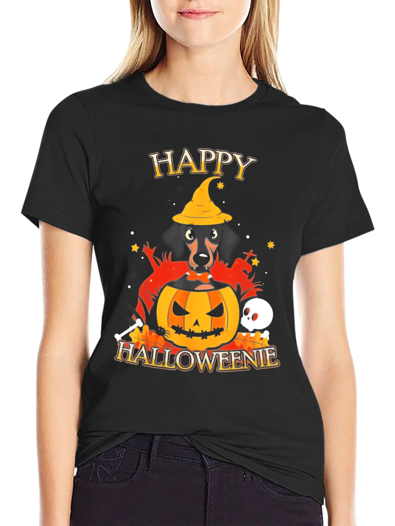 Halloweenie Dachshund T-Shirt
