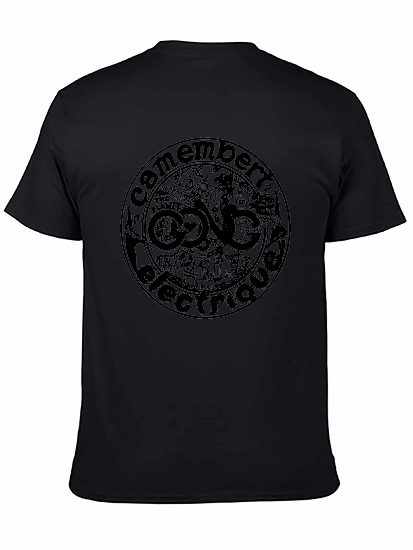 Camembert Electrique Black Graphic Tee