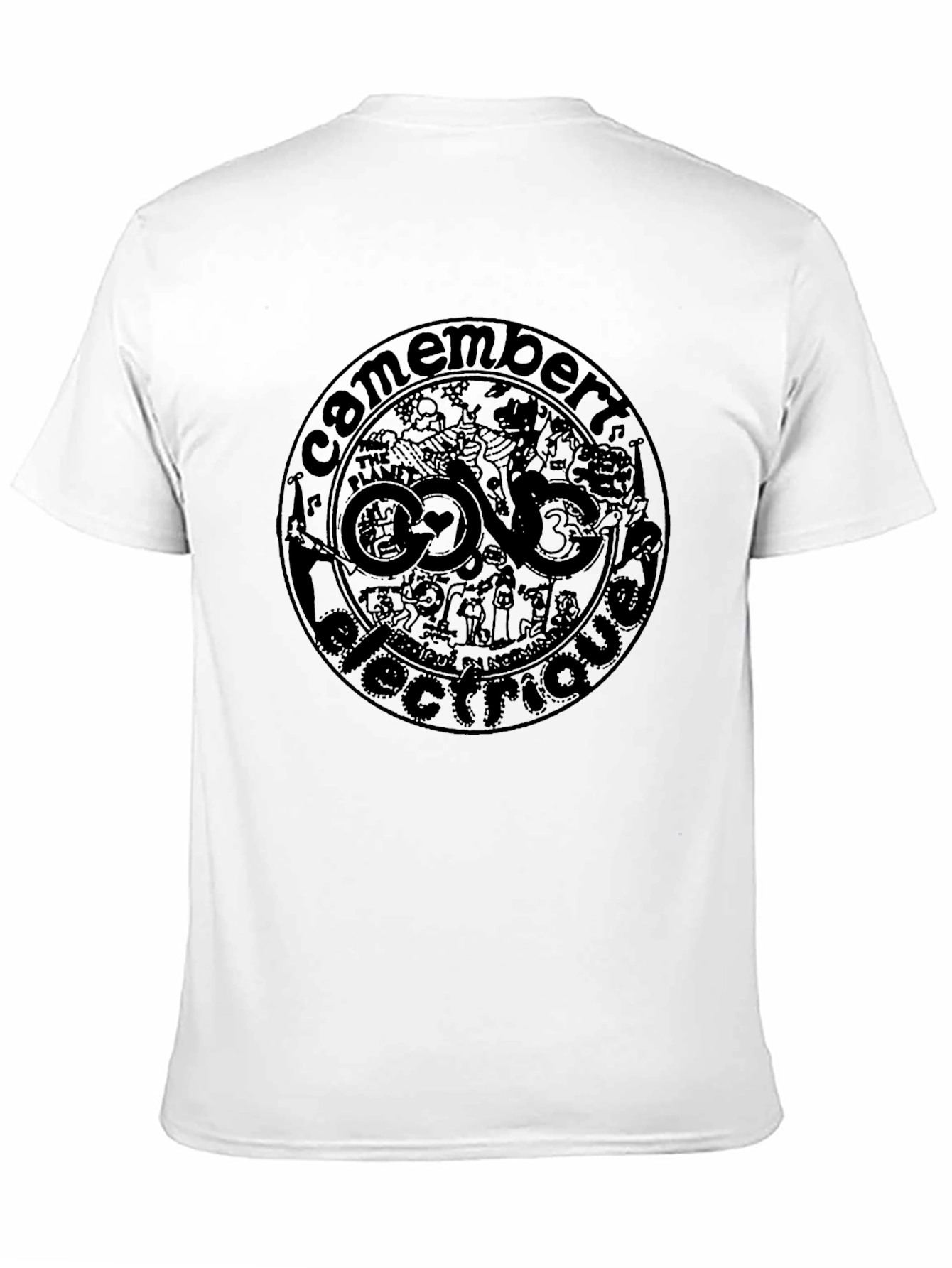 Camembert Electrique Black Graphic Tee
