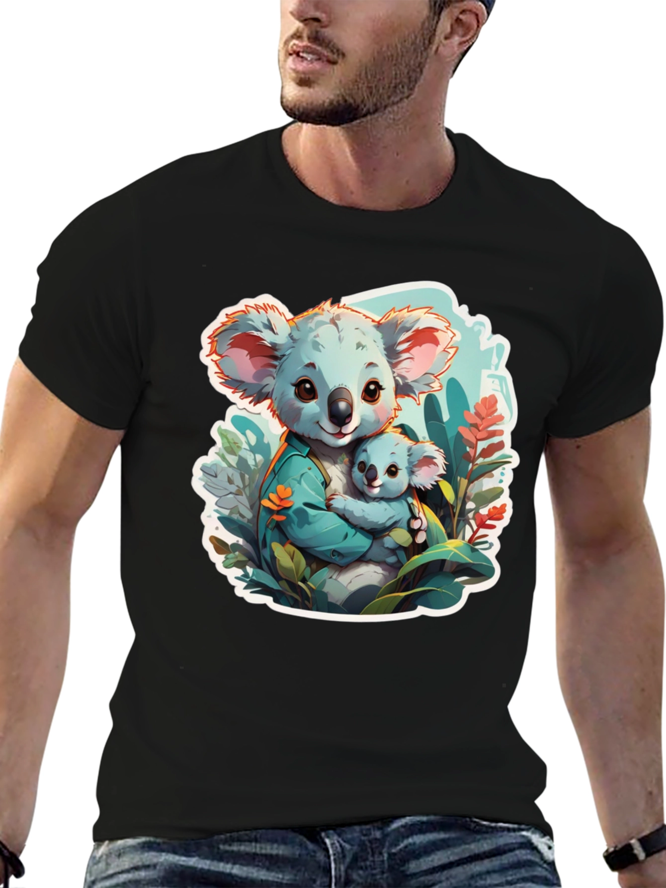 Koala Mom & Baby Graphic Tee