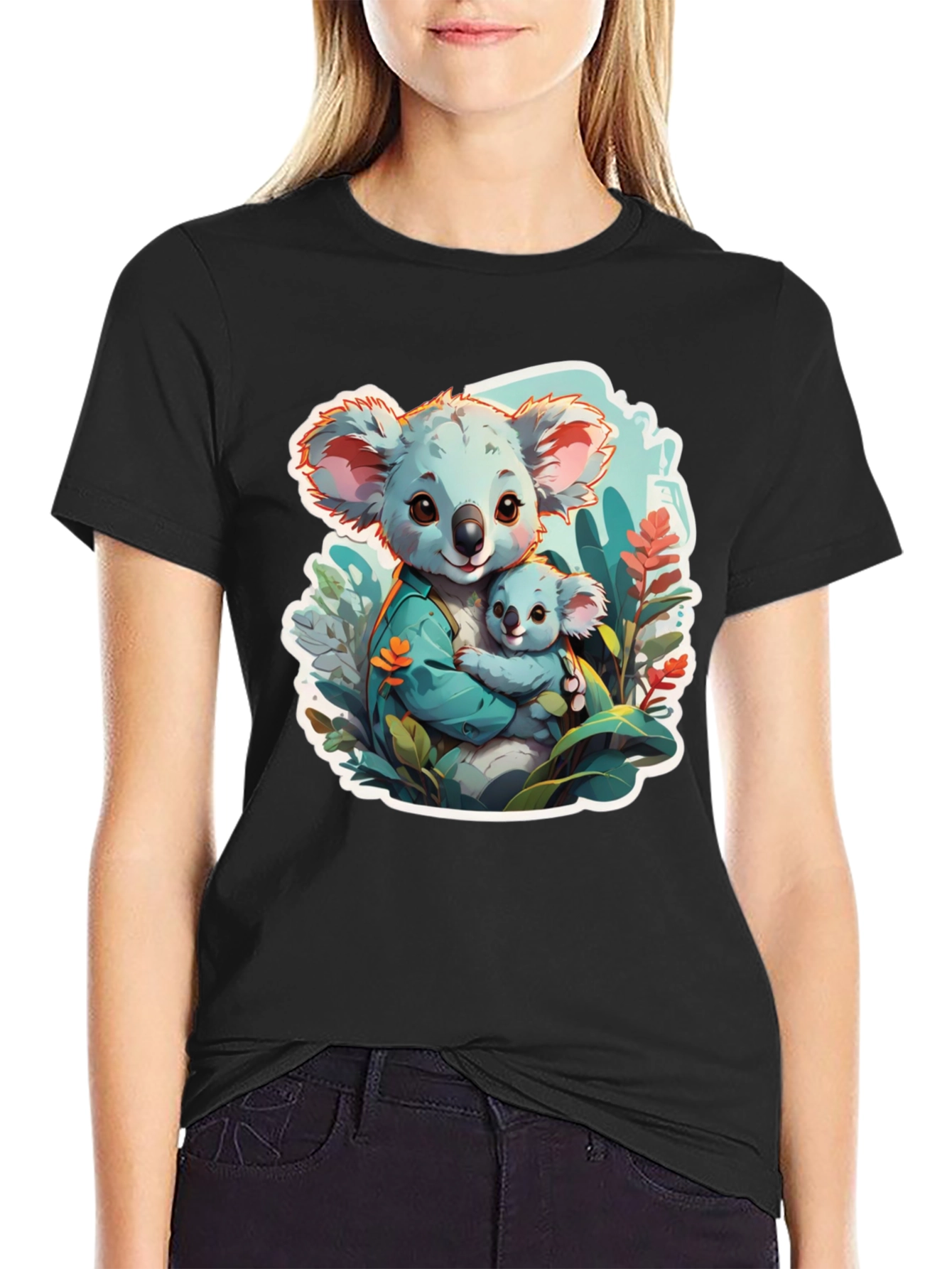 Koala Mom & Baby Graphic Tee
