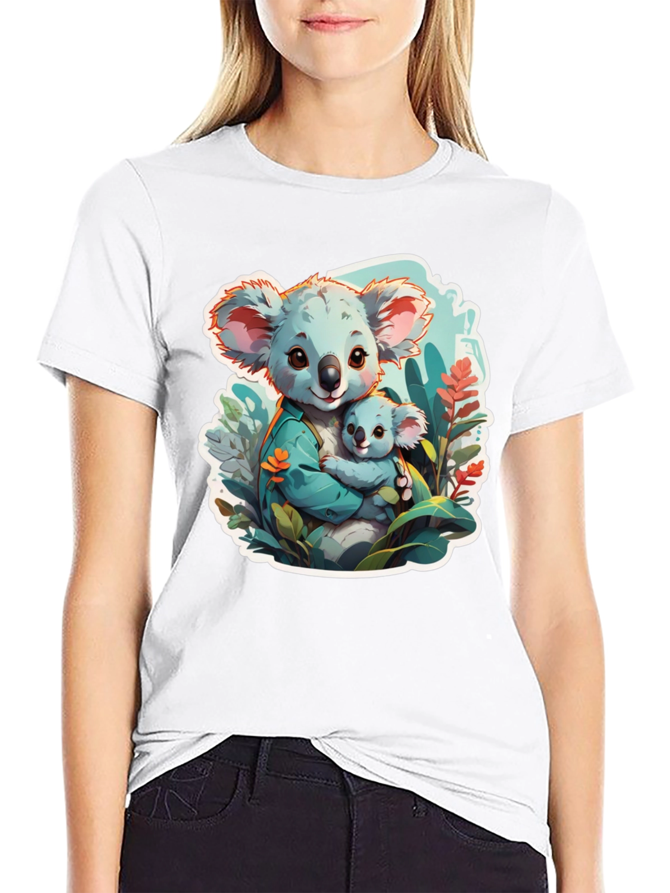 Koala Mom & Baby Graphic Tee
