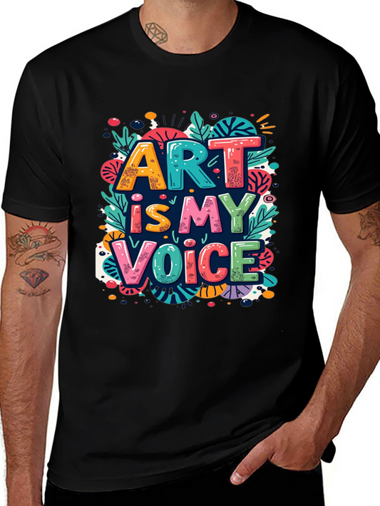 Art is My Voice Graphic Tee - Artistic Expression T-Shirt