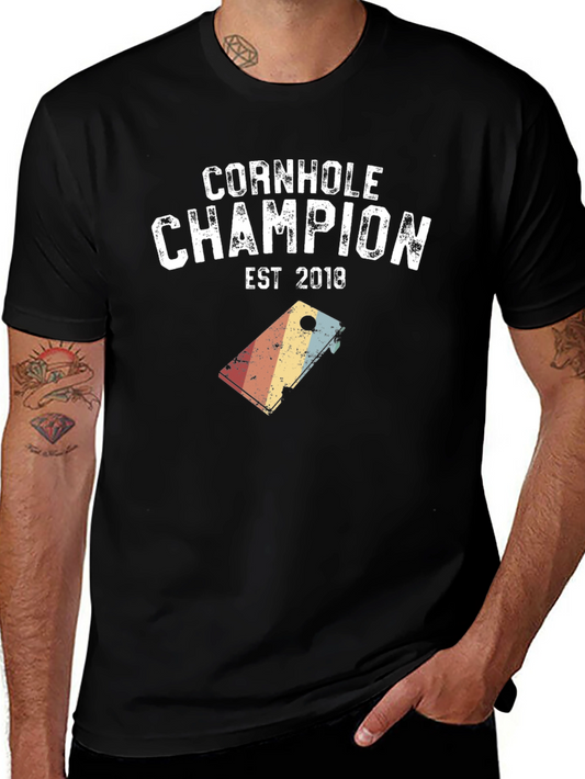 Cornhole Champion T-Shirt EST 2018