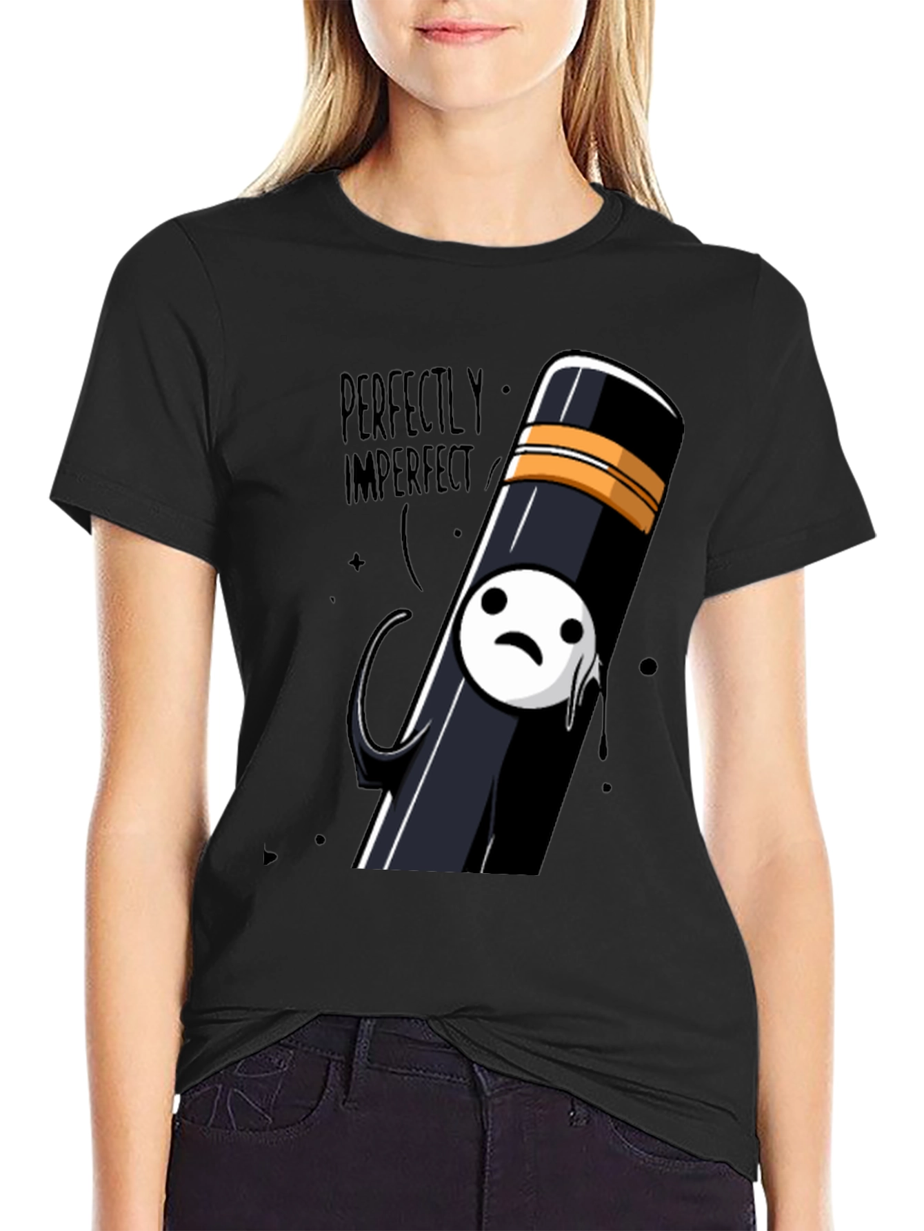 Perfectly Imperfect Cartoon Graphic T-Shirt