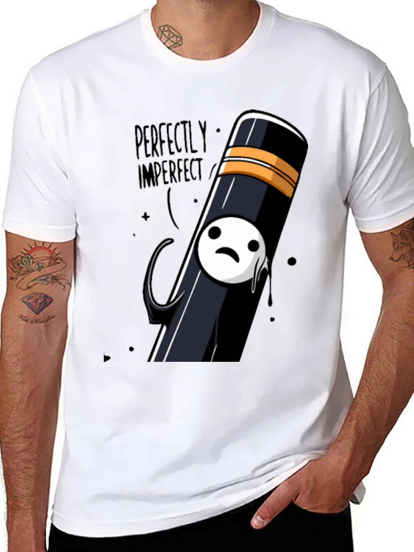 Perfectly Imperfect Cartoon Graphic T-Shirt