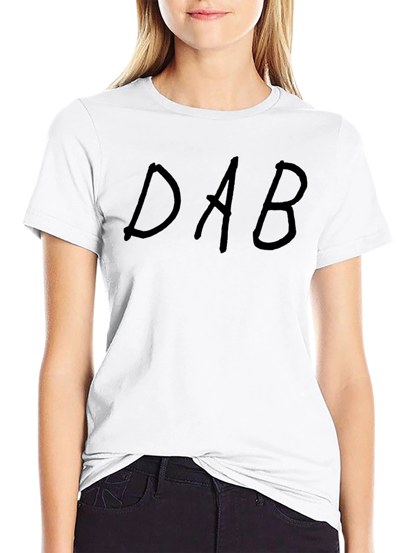 DAB Graphic T-Shirt - Black Crew Neck Tee