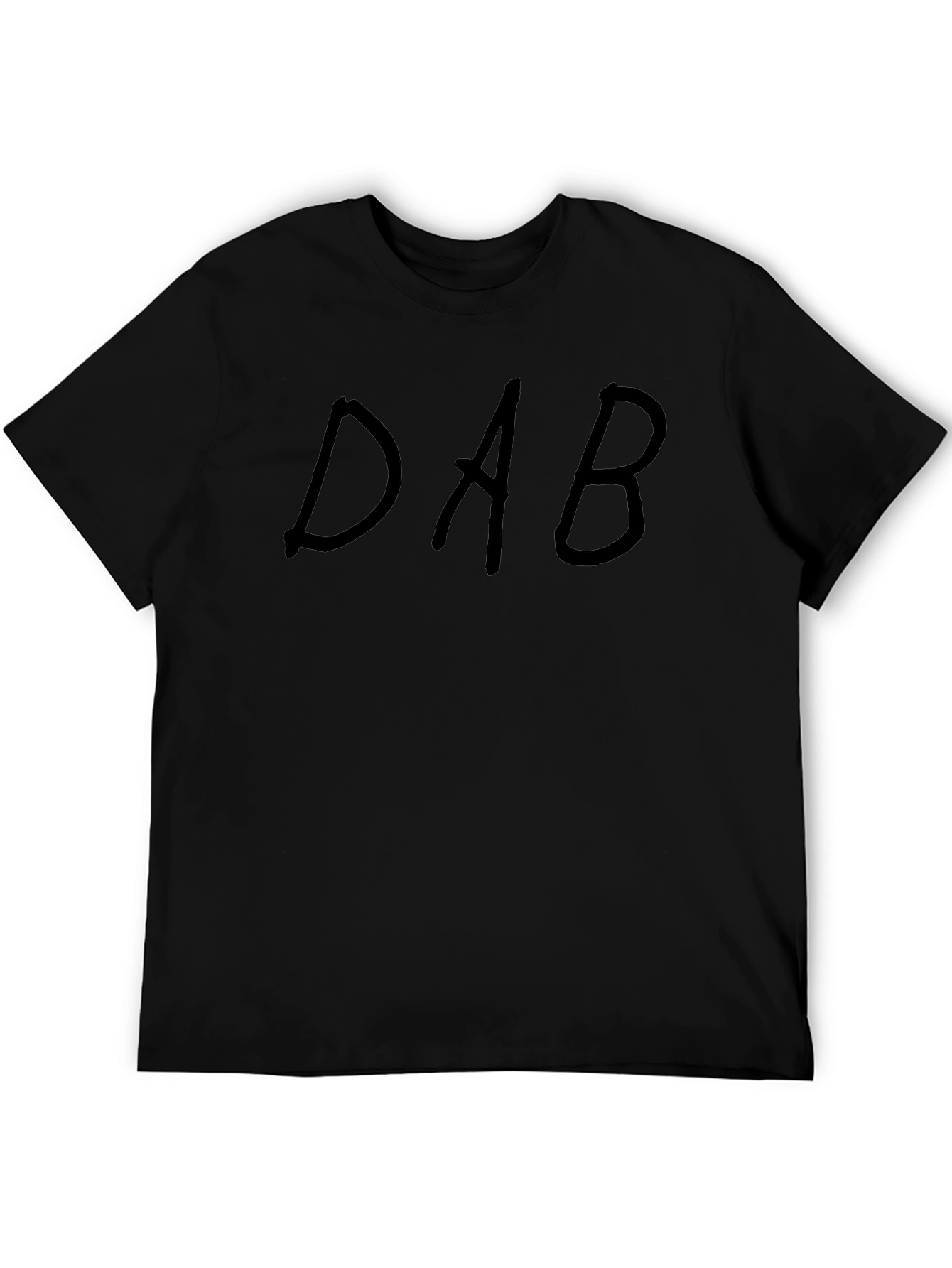 DAB Graphic T-Shirt - Black Crew Neck Tee