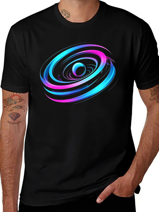Abstract Orbit Graphic T-Shirt - Bold & Modern Design