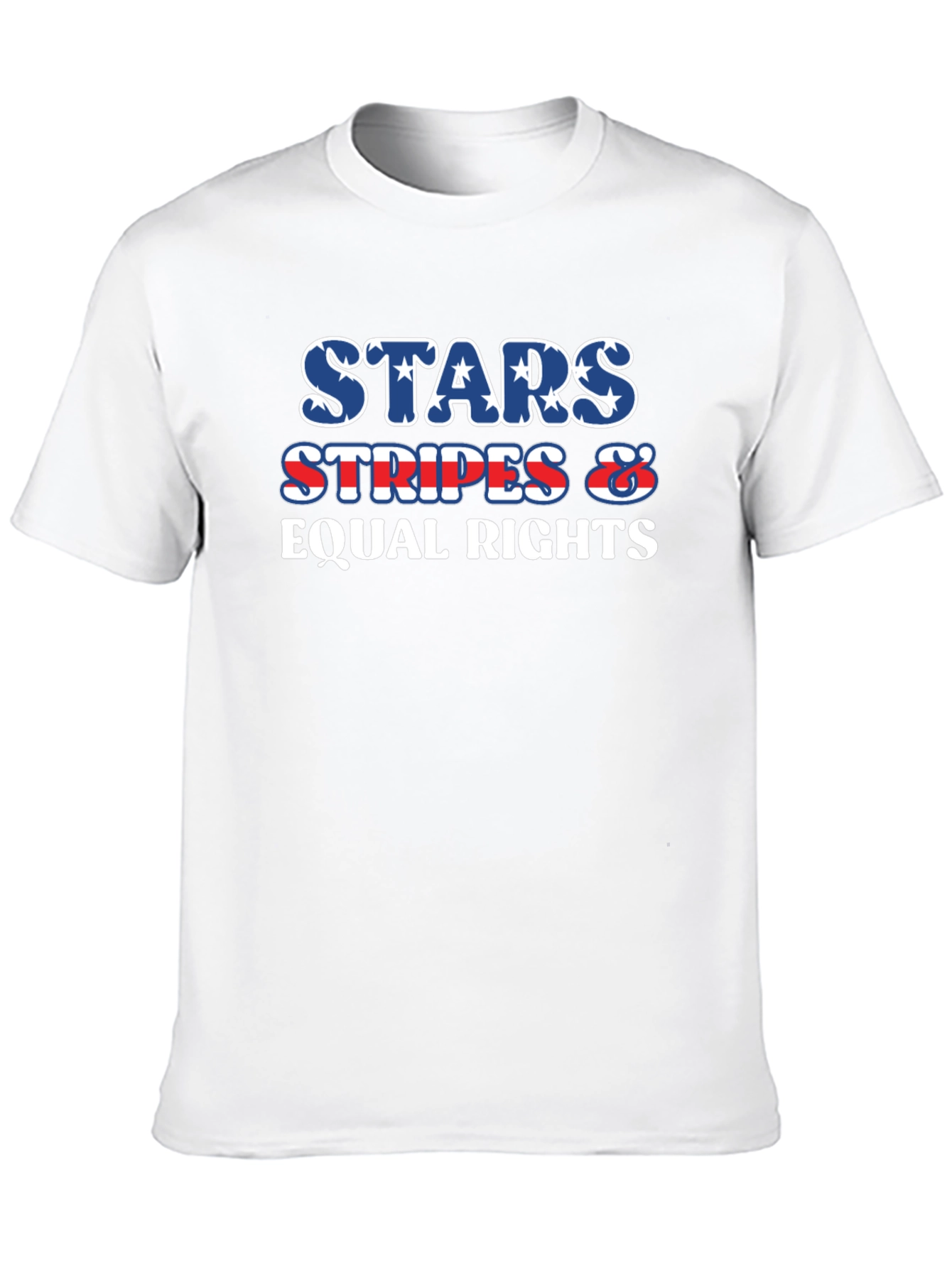 Stars Stripes Equal Rights Patriotic T-Shirt
