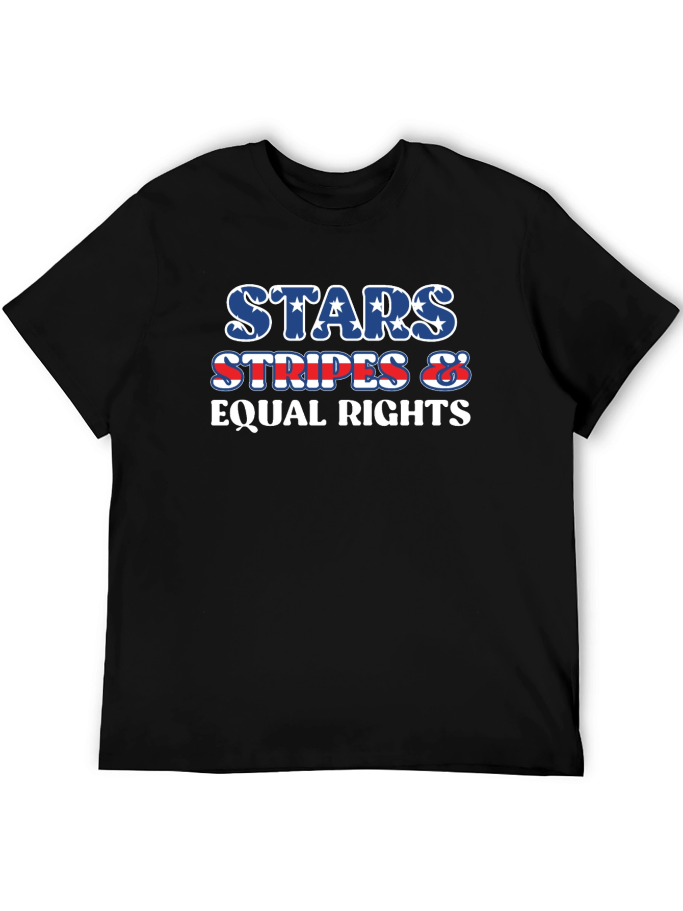 Stars Stripes Equal Rights Patriotic T-Shirt