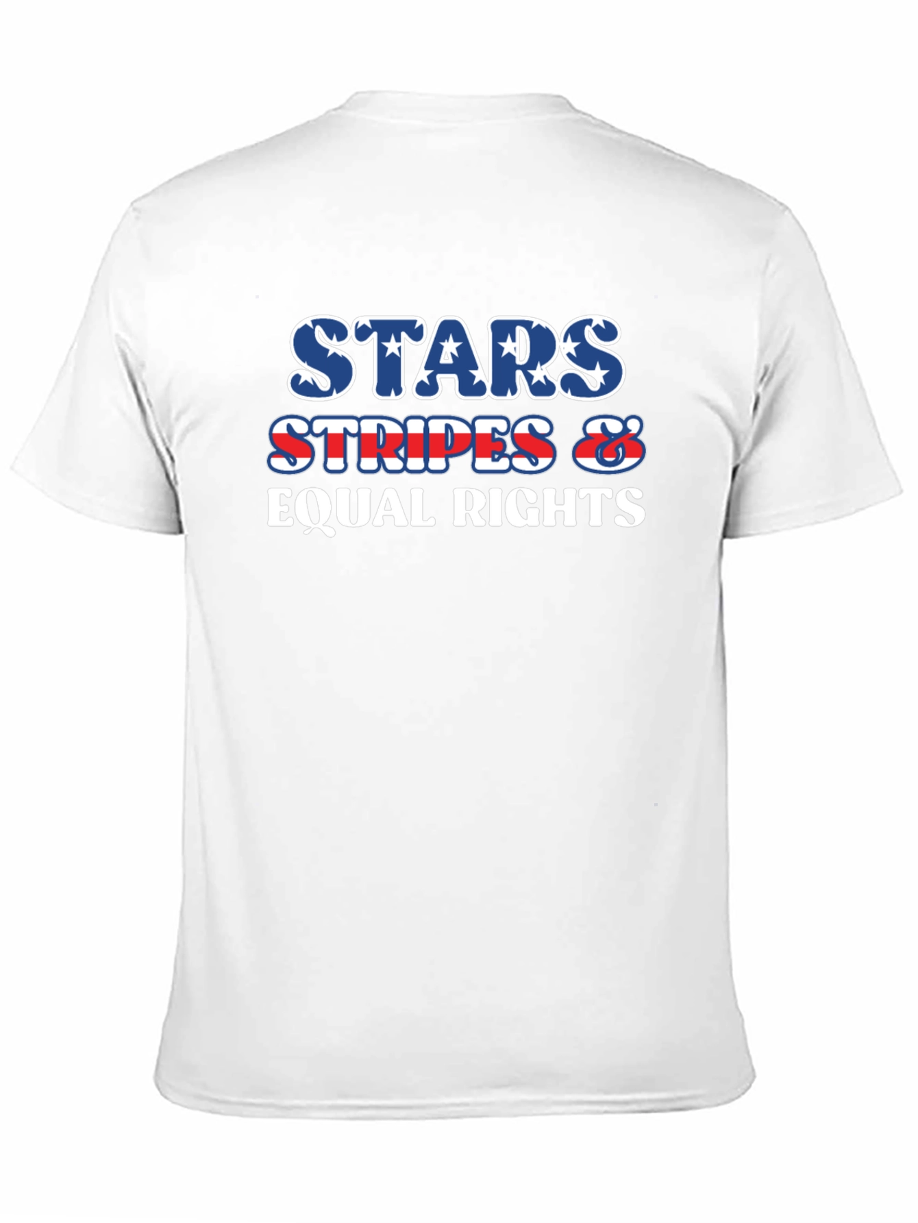 Stars Stripes Equal Rights Patriotic T-Shirt