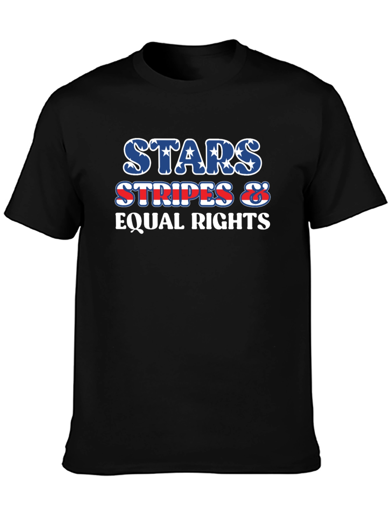 Stars Stripes Equal Rights Patriotic T-Shirt