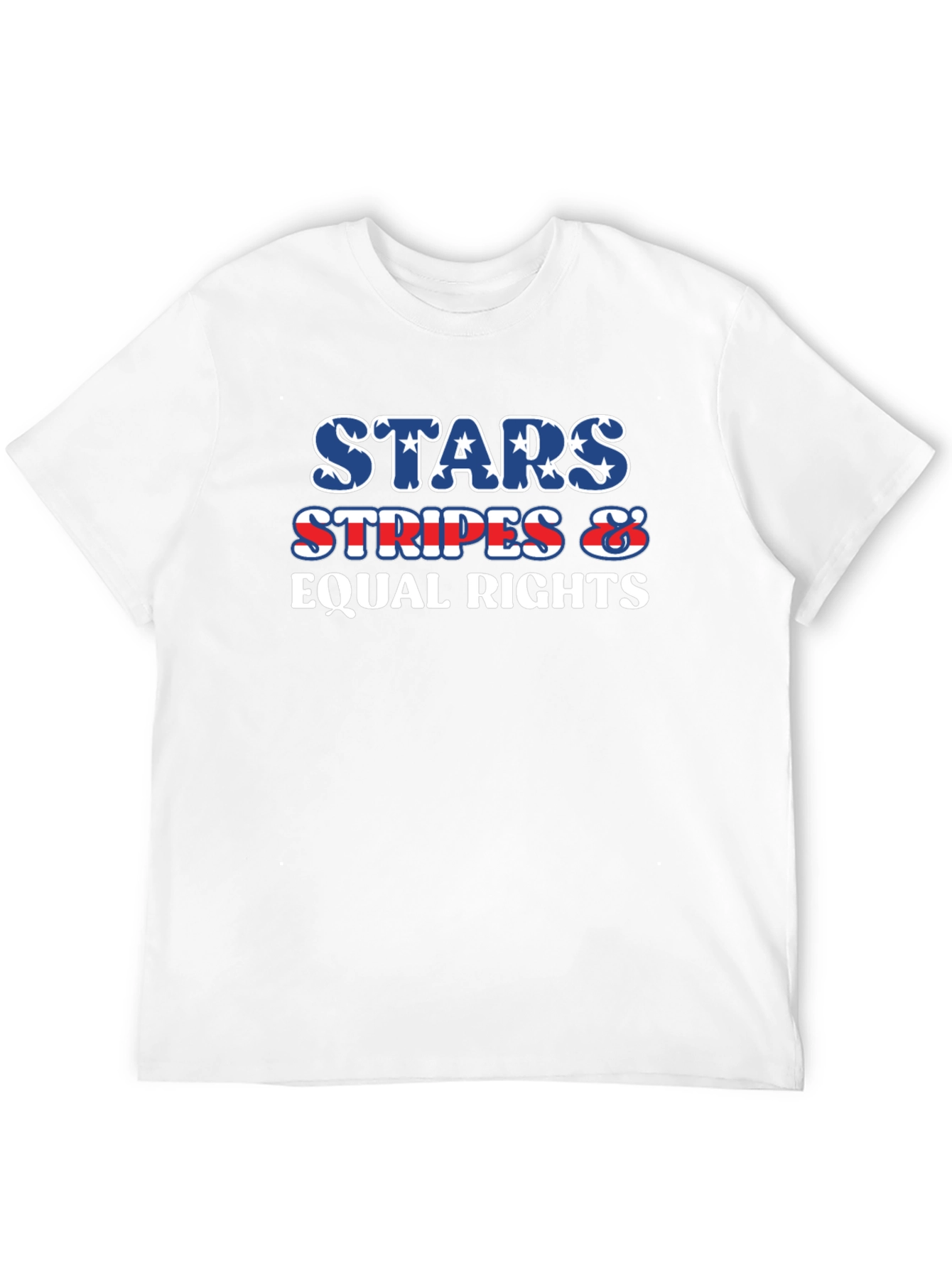 Stars Stripes Equal Rights Patriotic T-Shirt