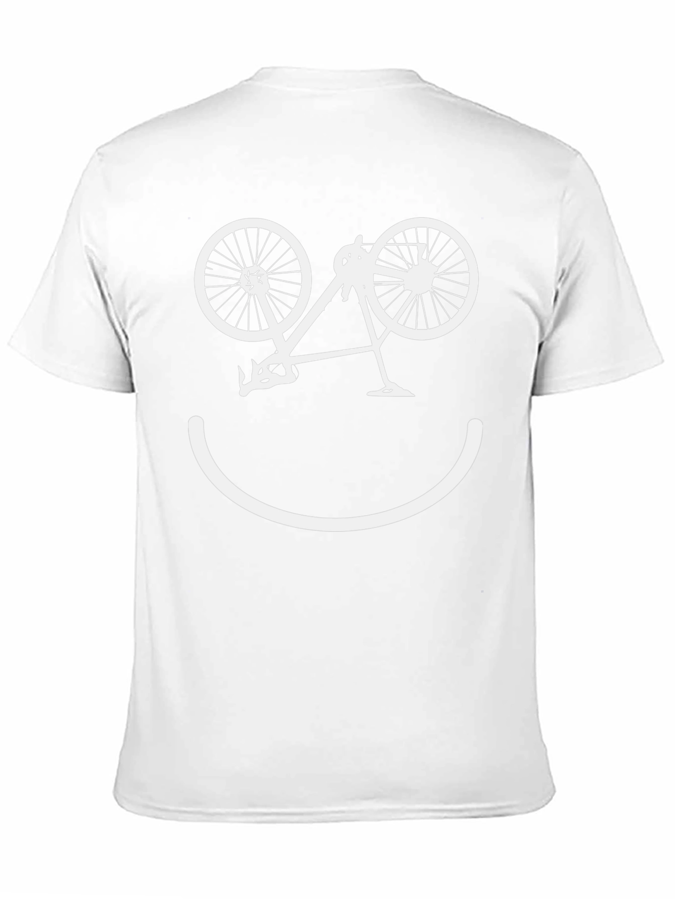 Funny Bicycle Smile T-Shirt - Cyclist Tee