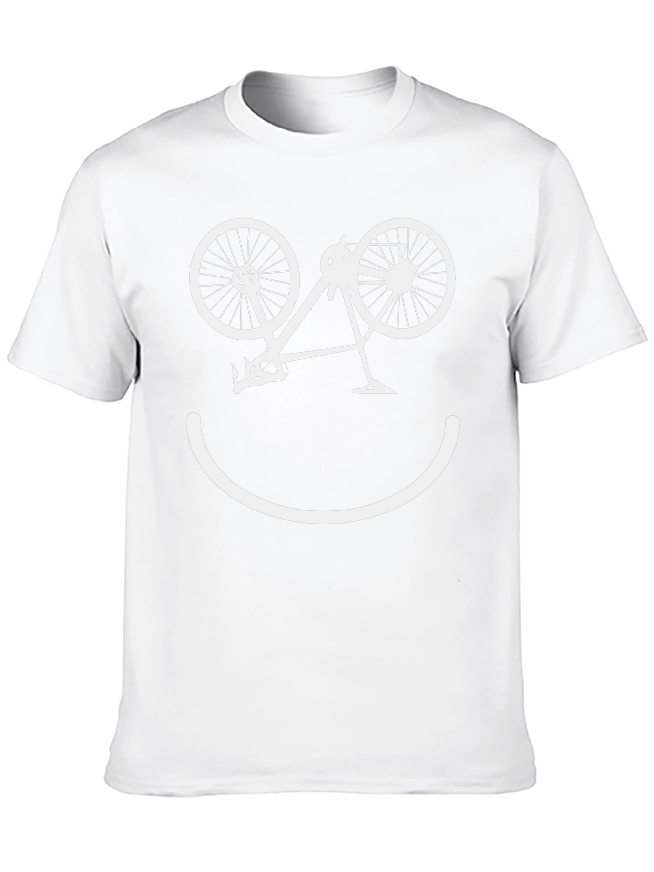 Funny Bicycle Smile T-Shirt - Cyclist Tee